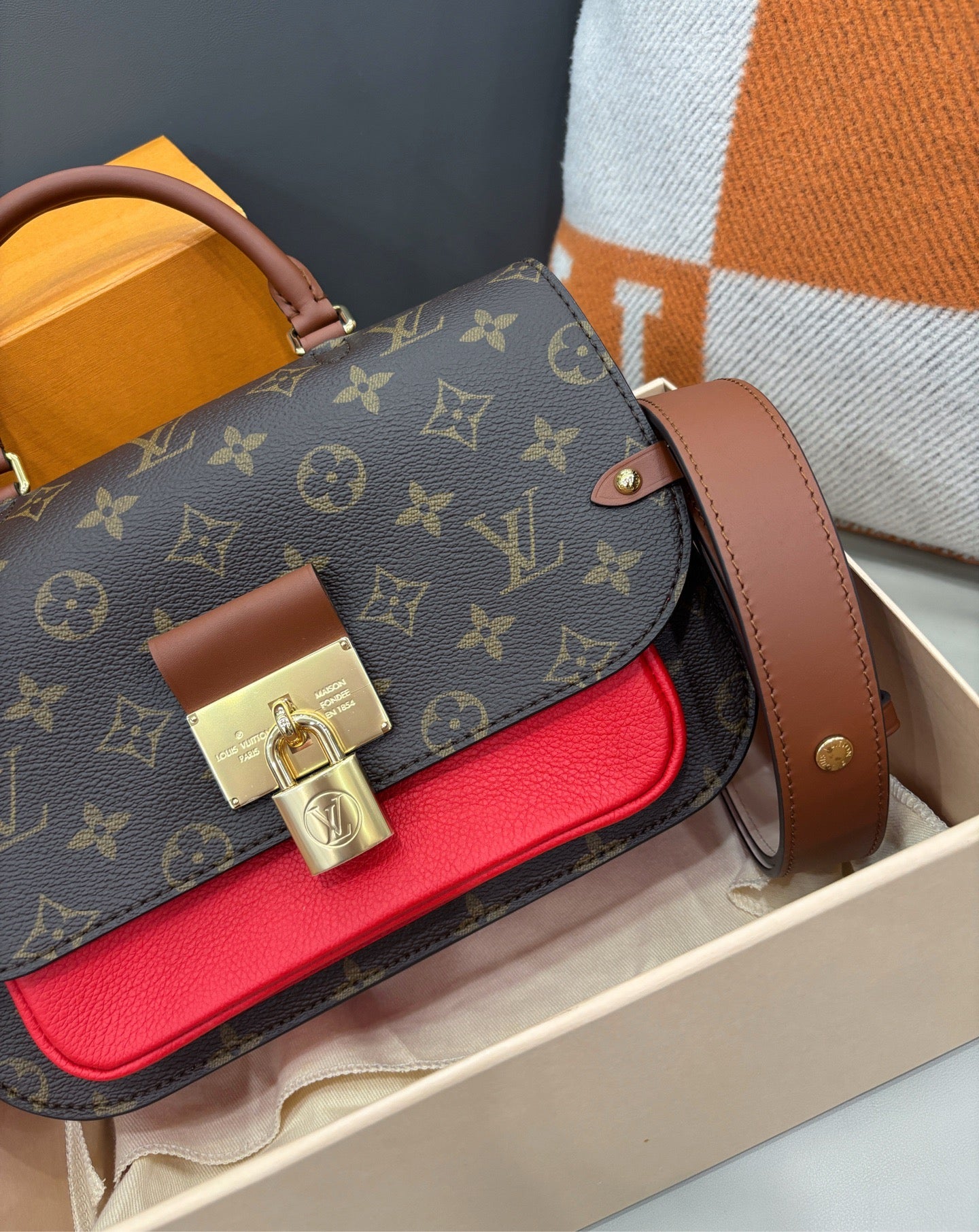 Louis Vuitton Vaugirard Monogram Crossbody Bag