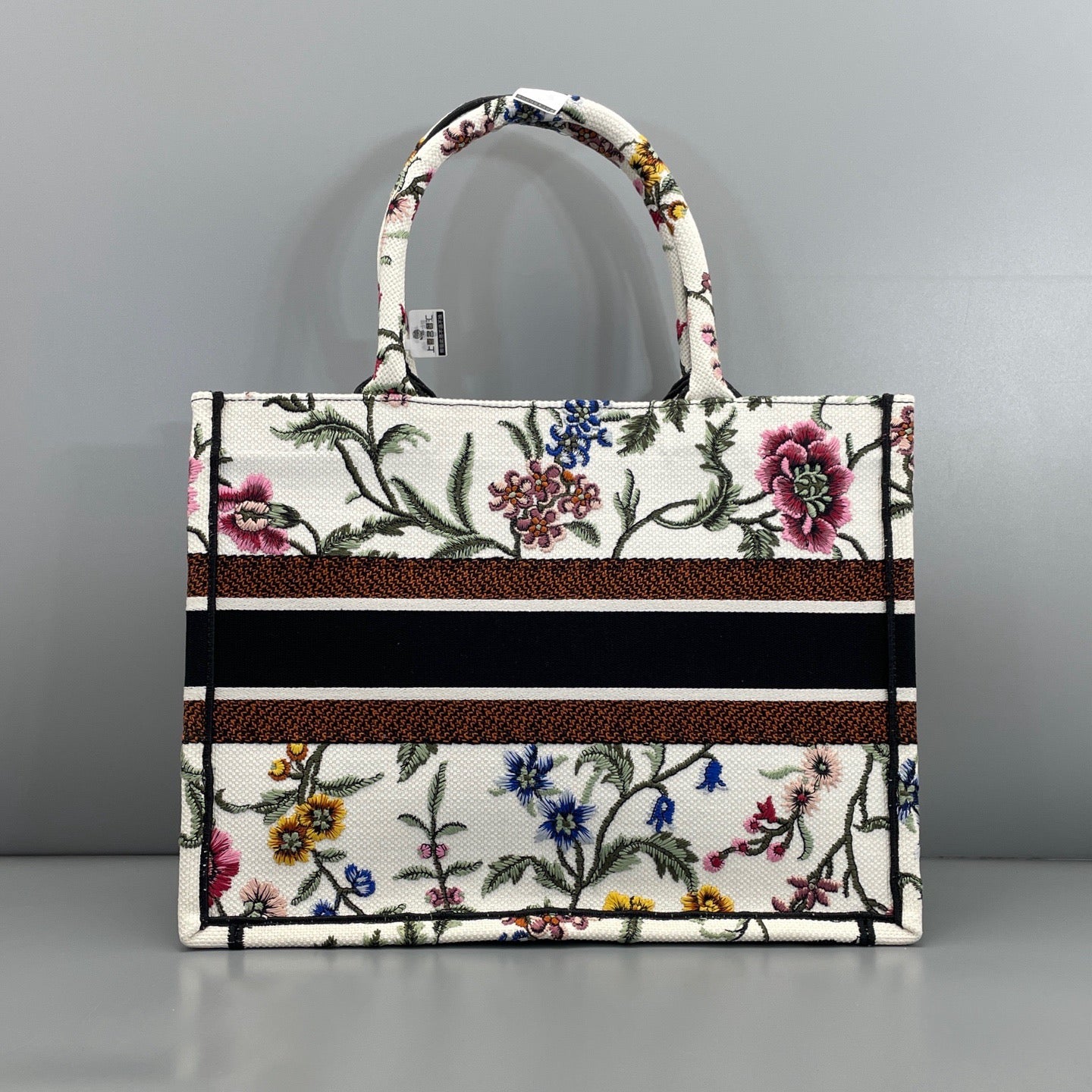 Christian Dior Floral Embroidery Canvas Book