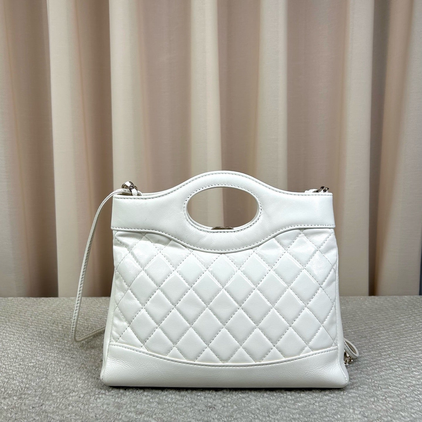 Chanel 31 Bag Mini White Lambskin Bag