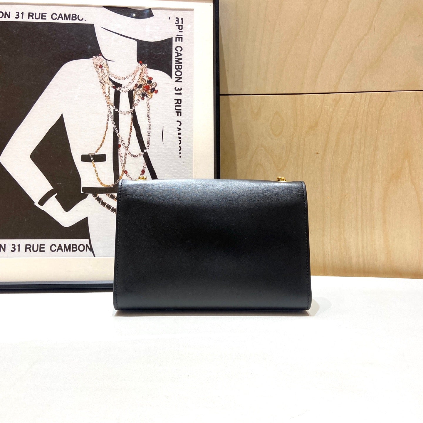 Saint Laurent Kate Small Black Leather Crossbody Bag