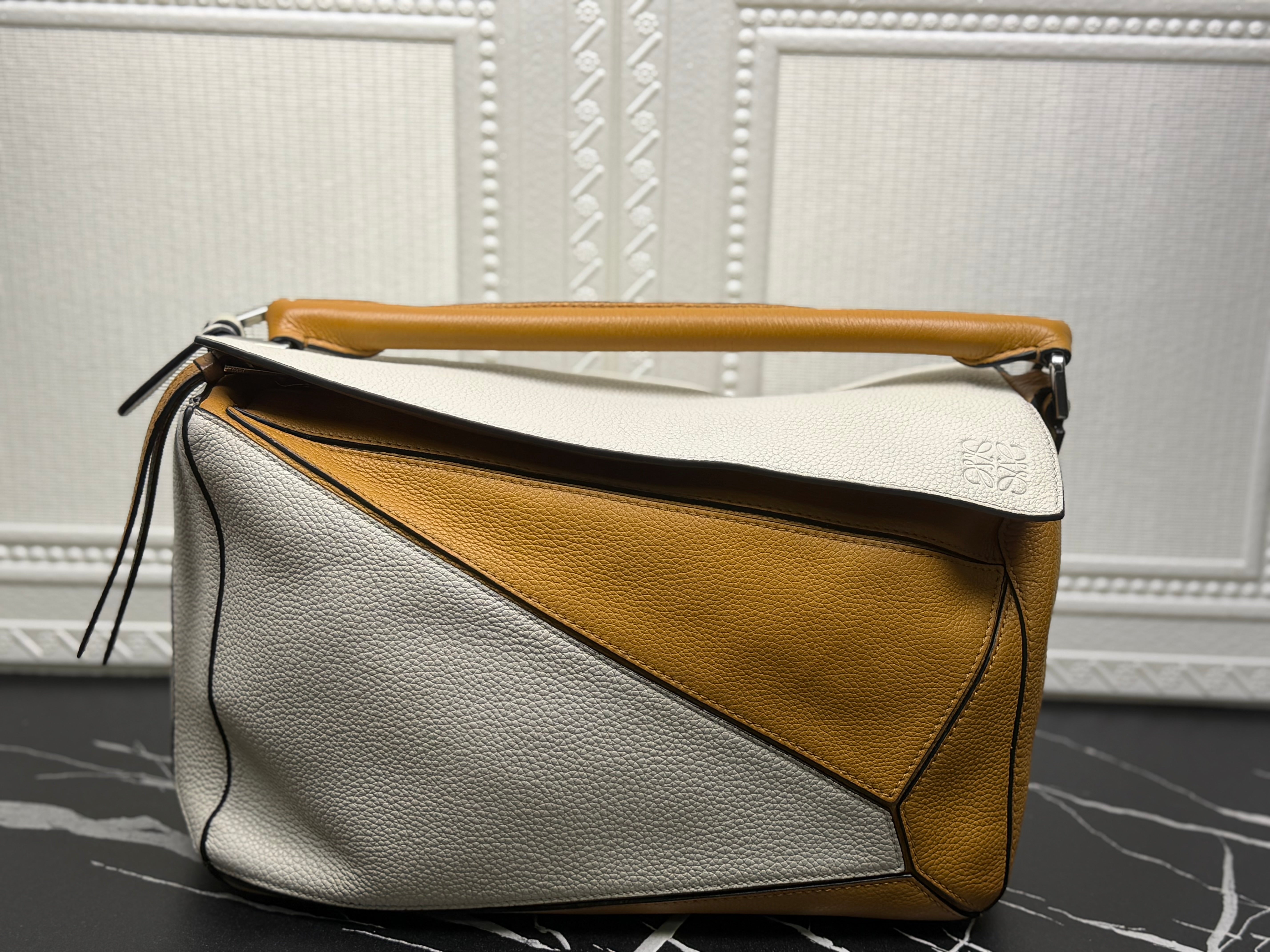 Loewe Puzzle Medium Bicolor Leather Multiway Bag