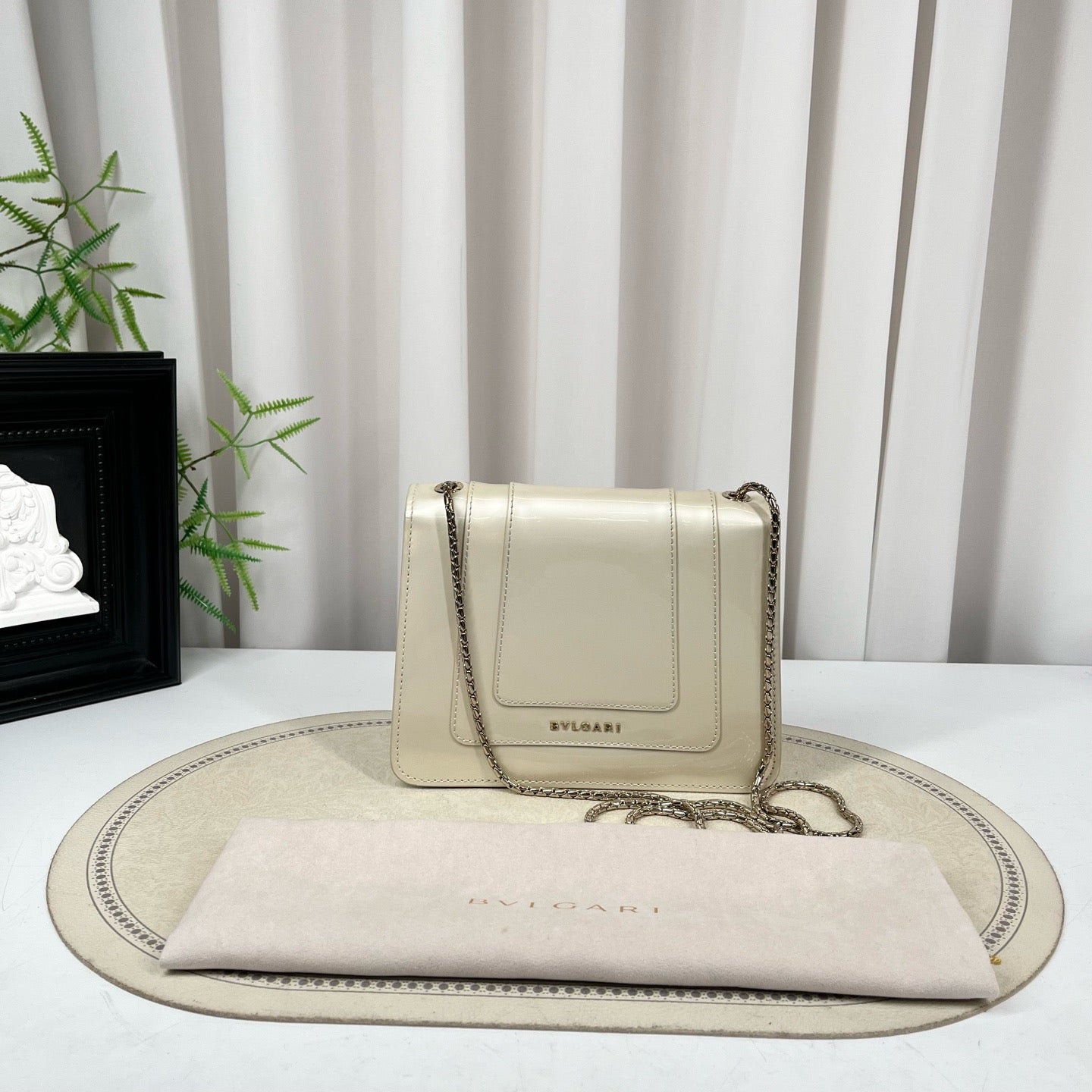 Bvlgari Serpenti Snake Head Chain Shoulder & Crossbody Bag