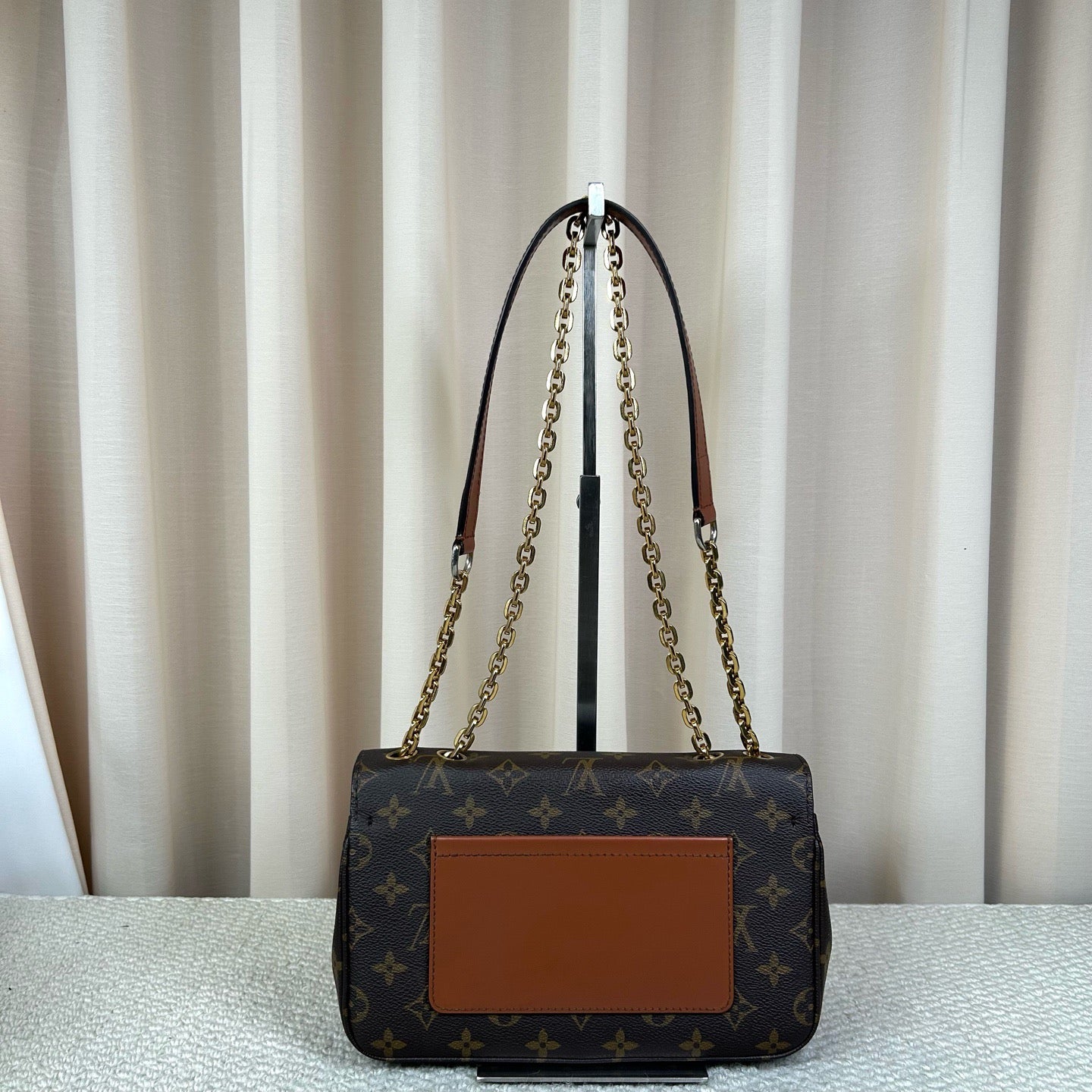 LV Marceau Medium Monogram Caramel Bag