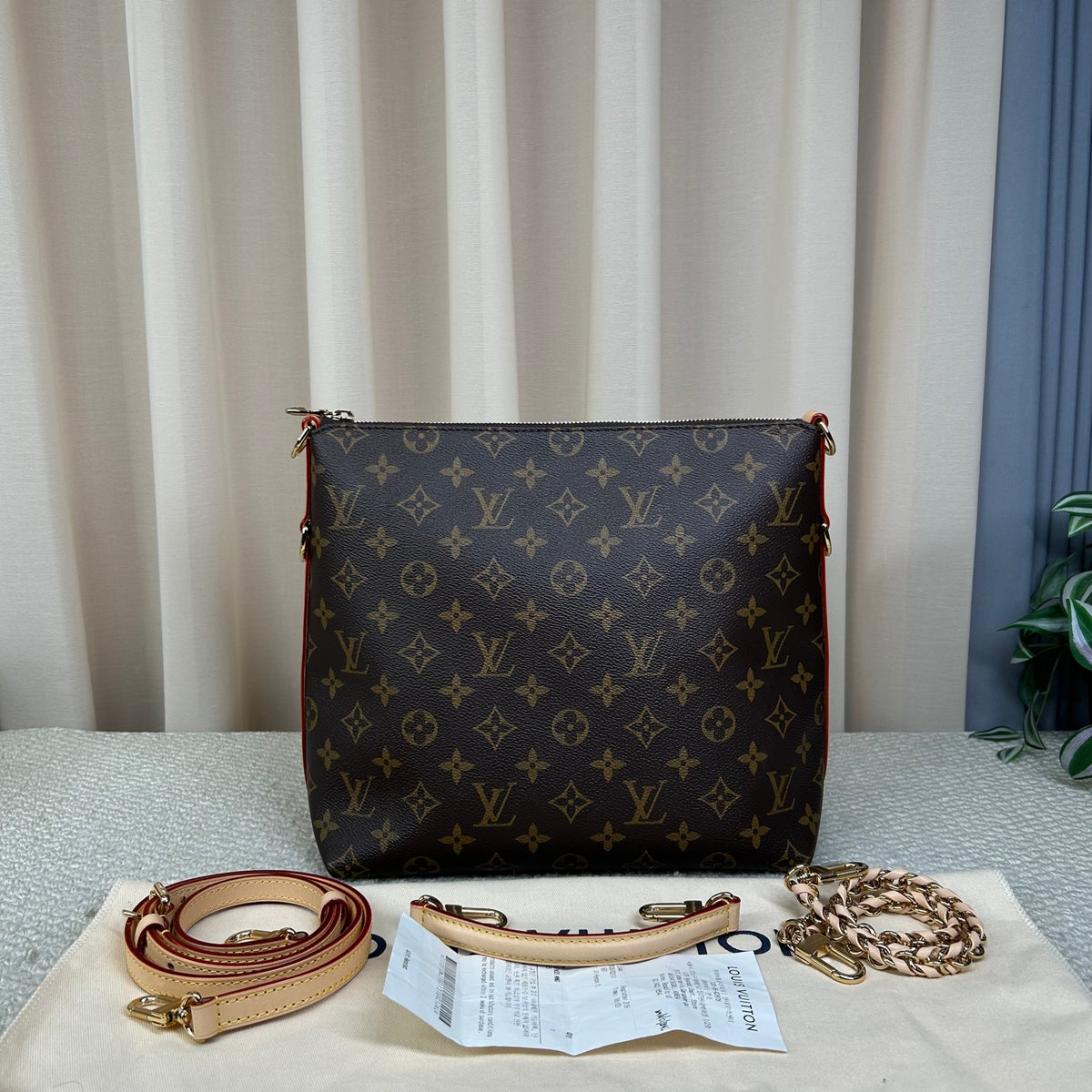 LV Multipass Monogram Chain Bag Chip Version 26cm