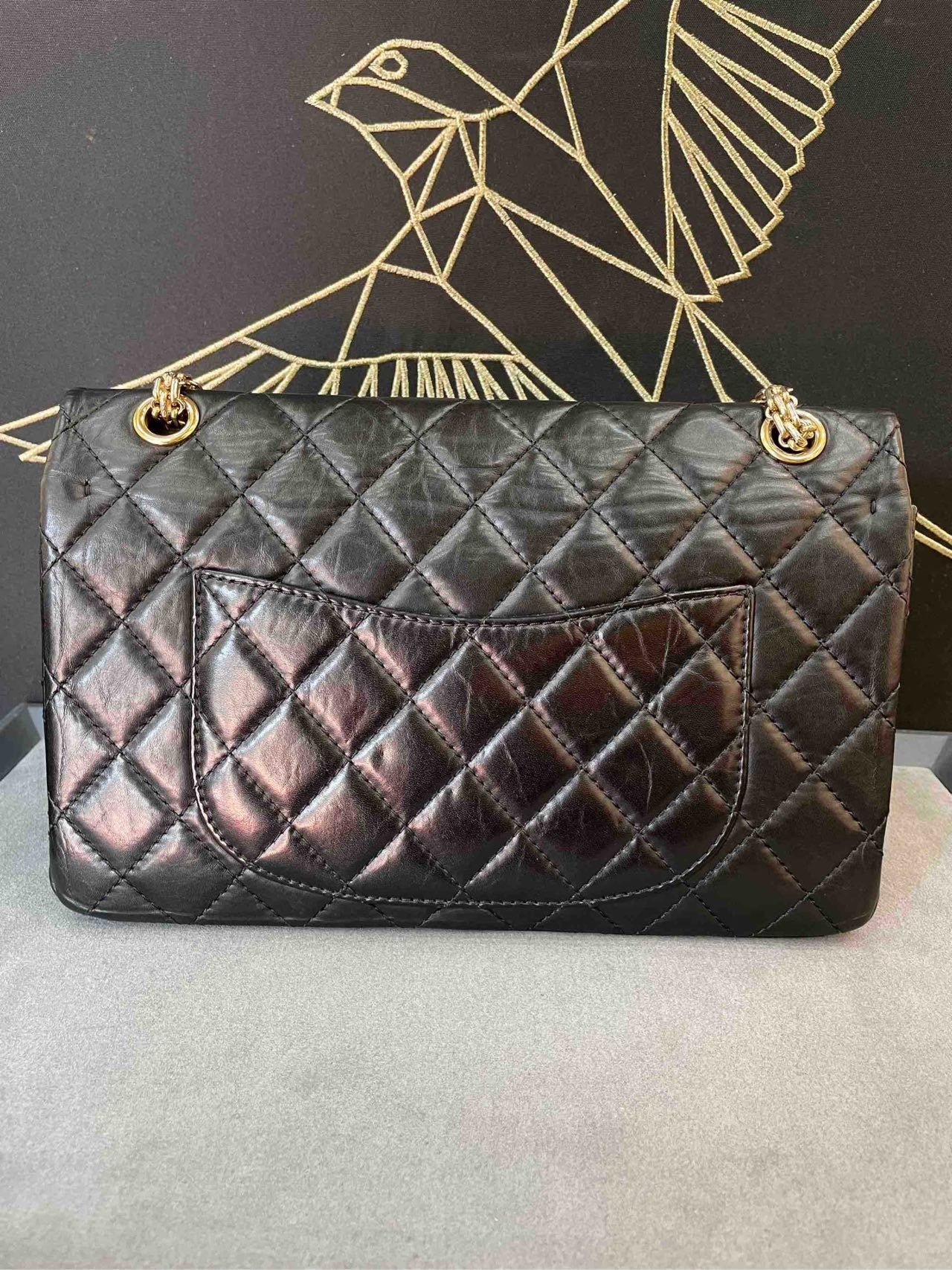Chanel 2.55 Reissue Maxi Black