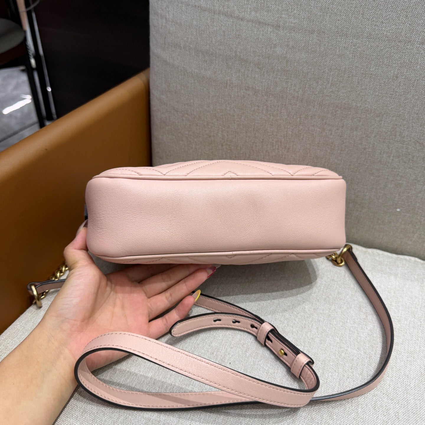 Gucci pink Marmont 24cm