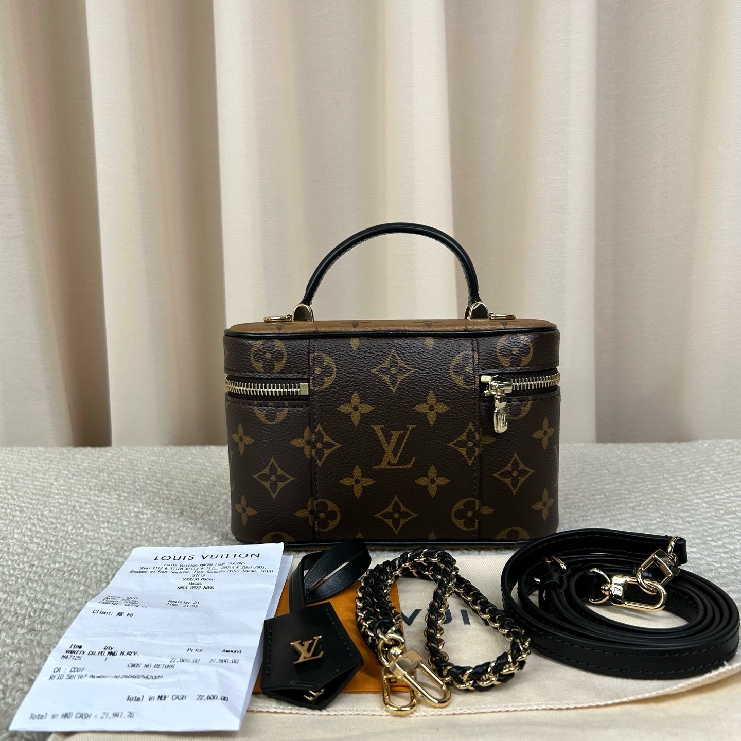 Louis Vuitton Vanity PM Two-Tone Brown