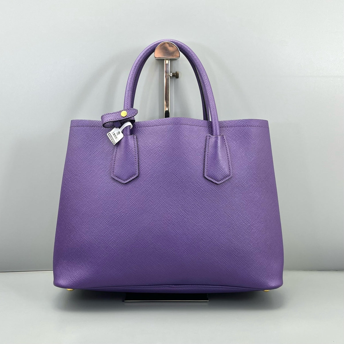 Prada Purple Saffiano Leather Tote