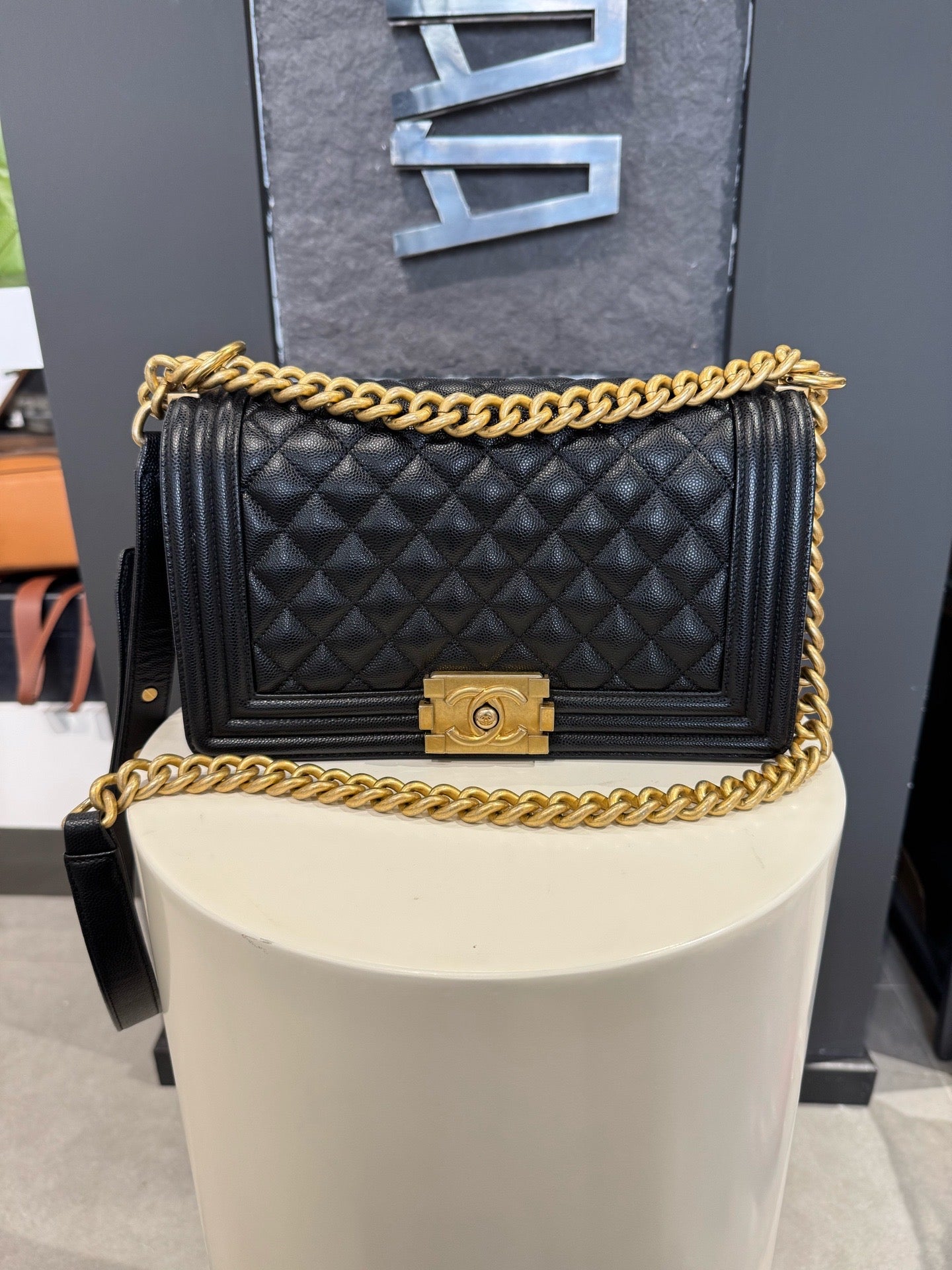 Chanel Le Boy Medium Black