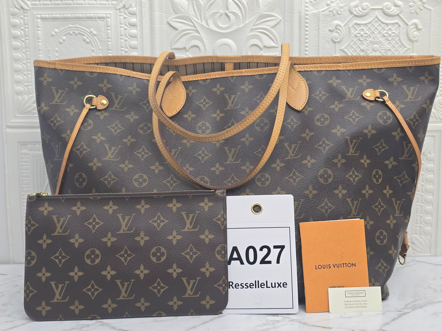 Pre-owned Authentic Louis Vuitton Neverfull GM In Excellent Condition