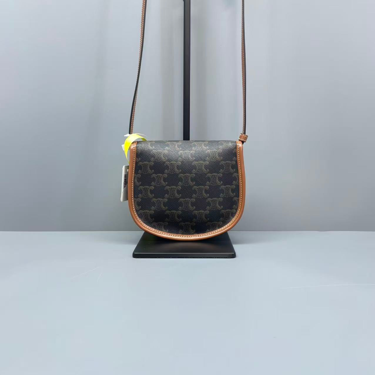Celine Triomphe Folco Mini Saddle