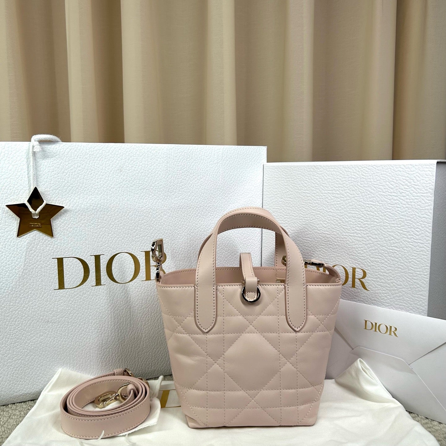Dior Toujours Mini Sakura Pink Leather Bag