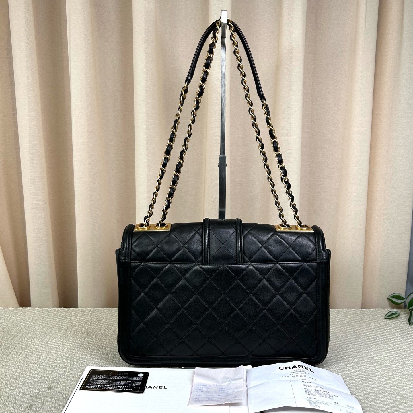 Chanel Classic Flap Black Caviar Gold Hardware