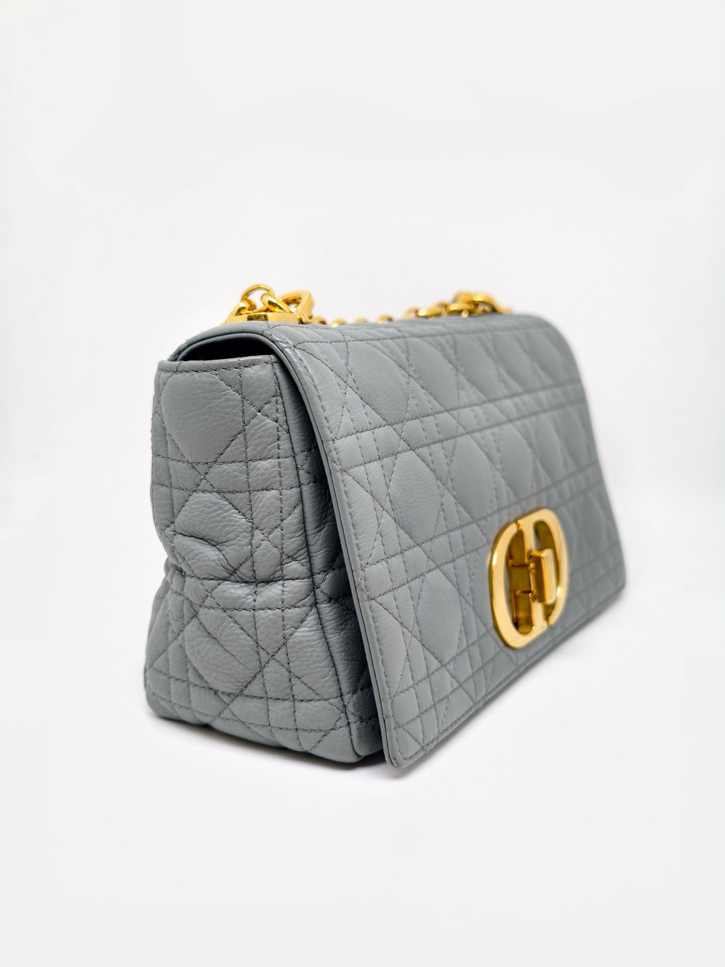Dior Caro Medium Grey