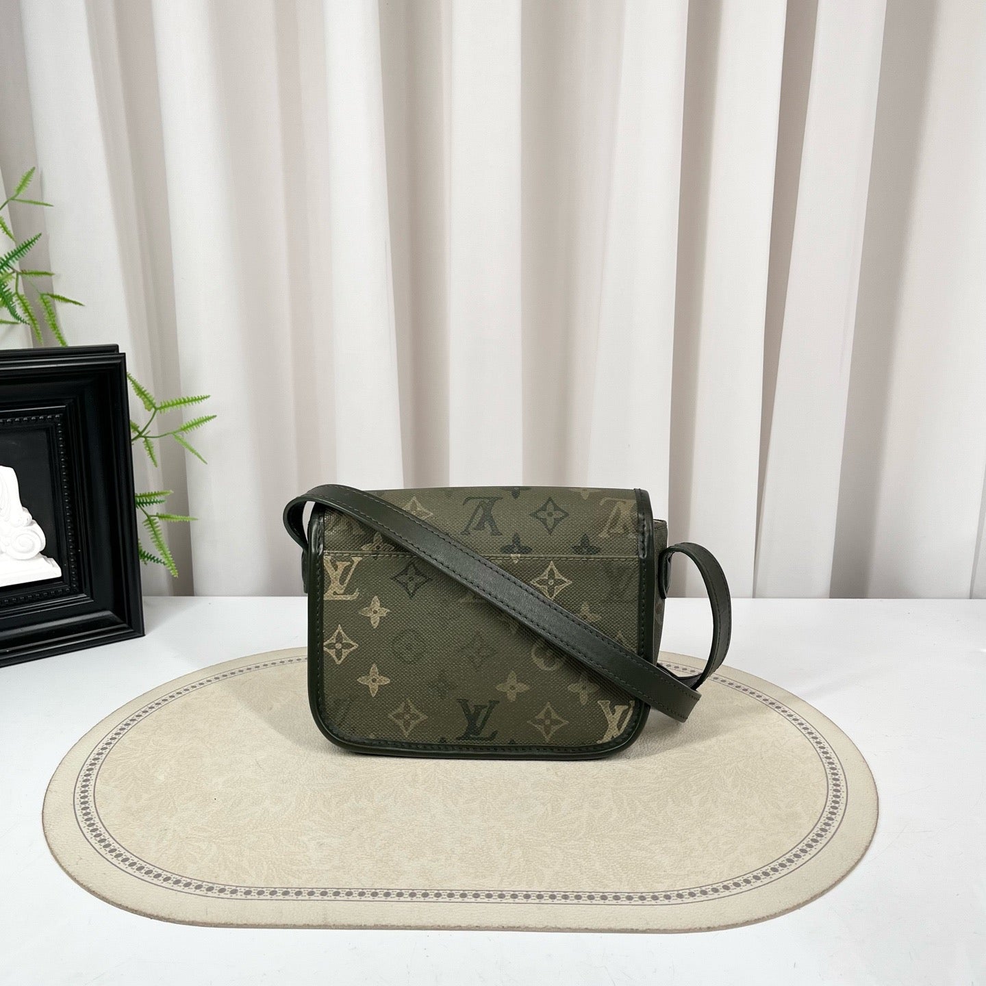 LV Satchel Small Monogram Surplus Camo Green Bag