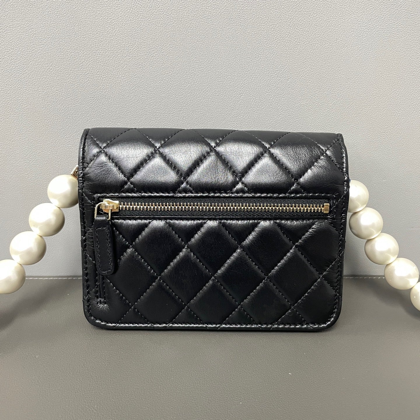 Chanel Black Lambskin Quilted