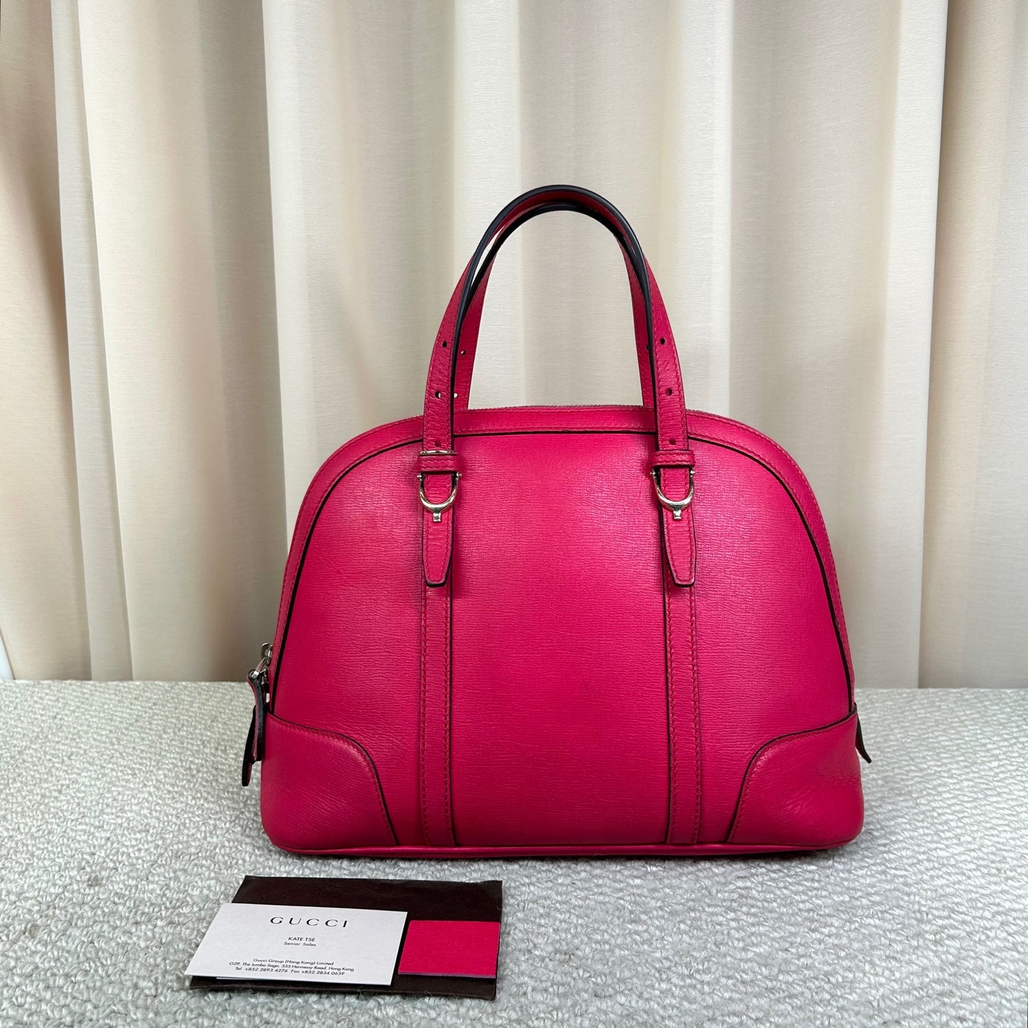 GUCCI Dome/Shell Top Handle Bag