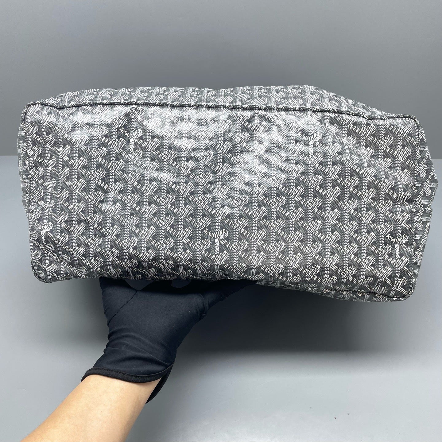 Goyard Grey Saint Louis GM Tote