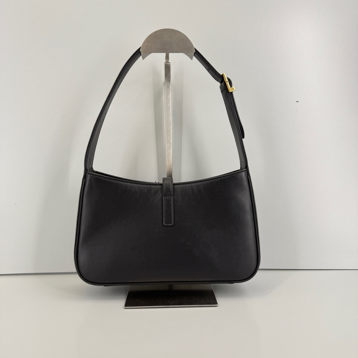 YSL Saint Laurent Smooth Leather Shoulder Hobo