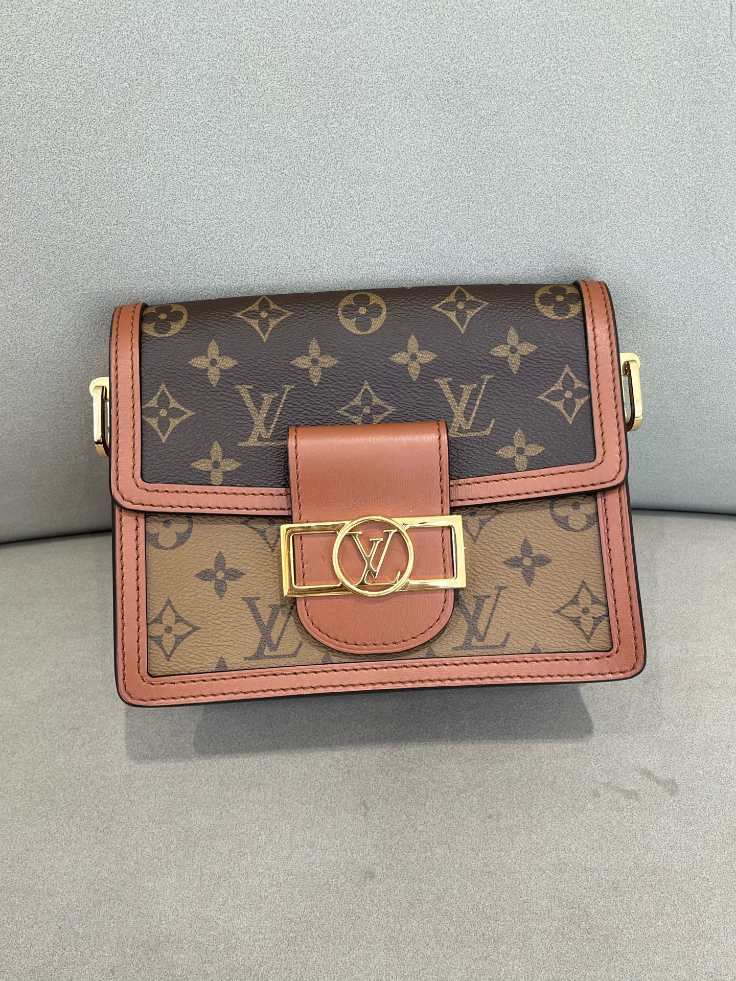 Louis Vuitton Dauphine Mini Monogram Reverse Crossbody