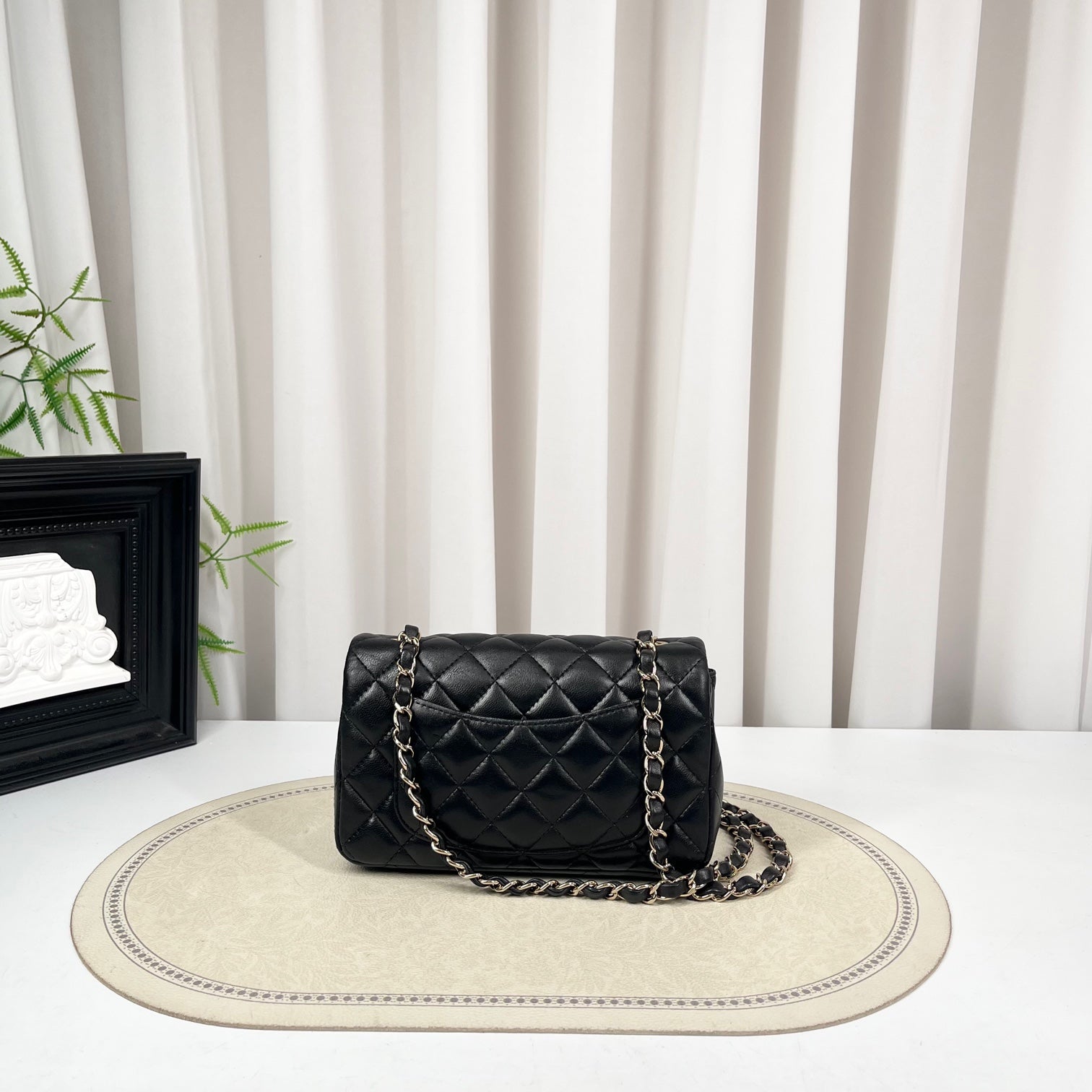 Chanel Classic Flap Bag Small Black Lambskin