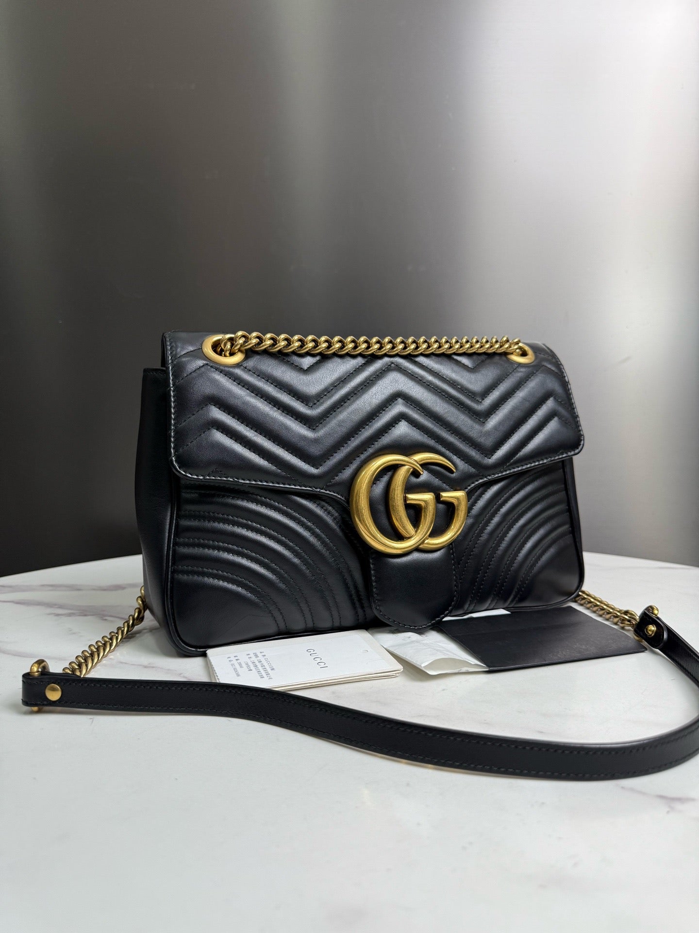 Gucci Marmont Large 30cm Black