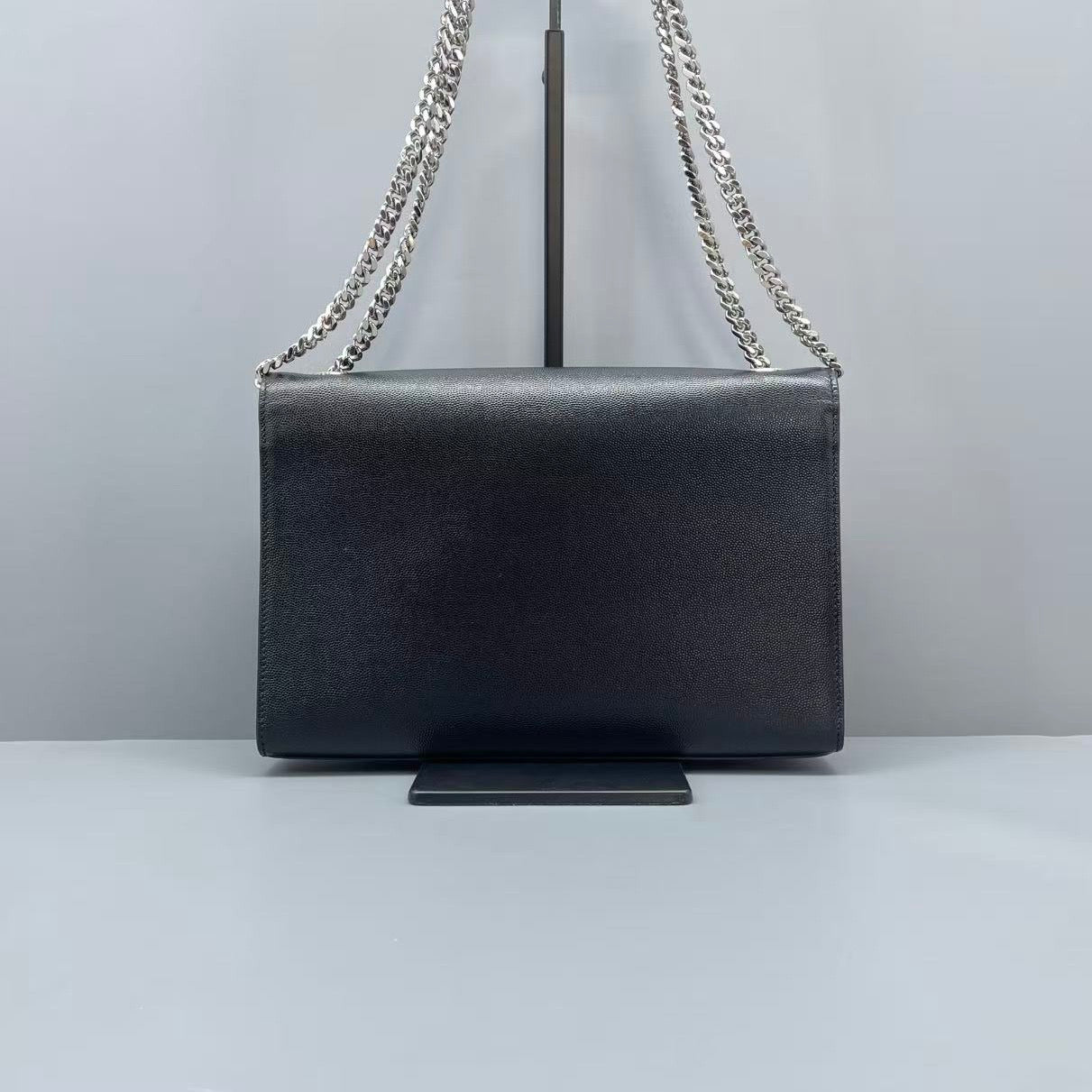 YSL Kate Medium Leather Black