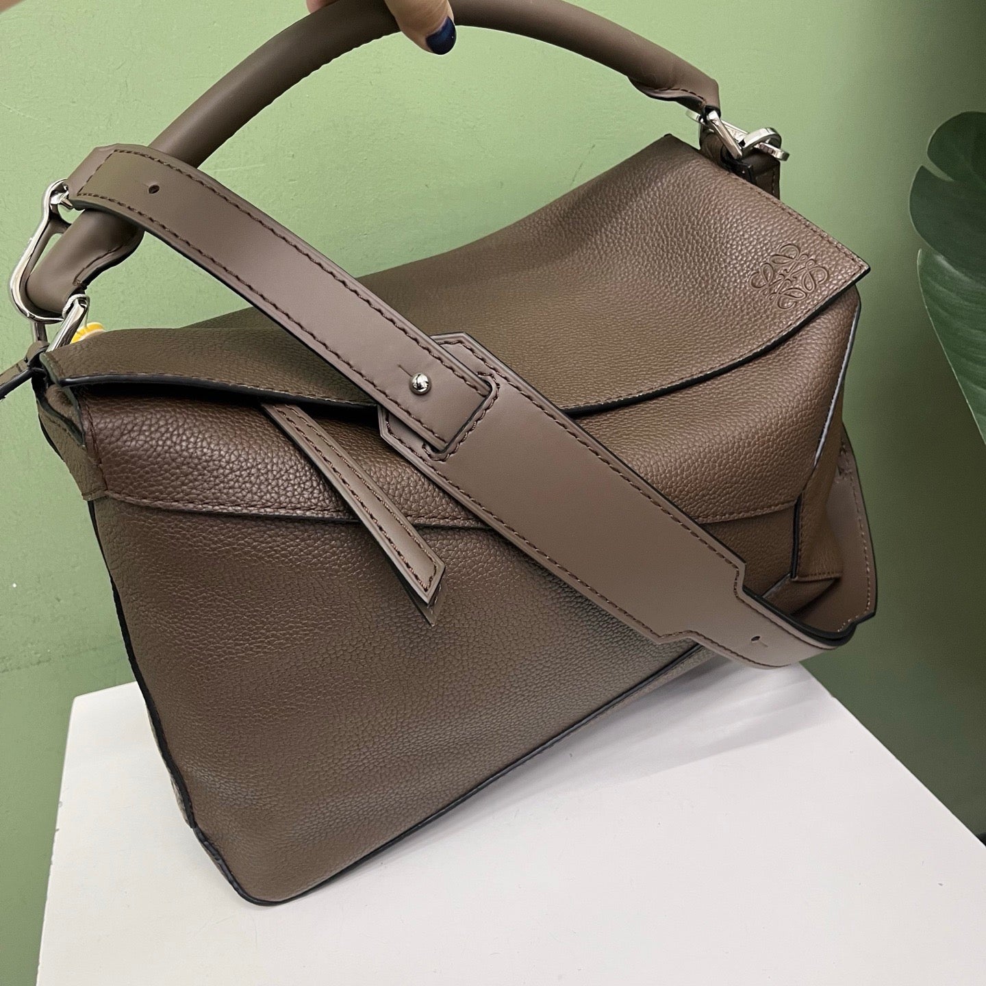 Loewe Puzzle Large Dark Taupe