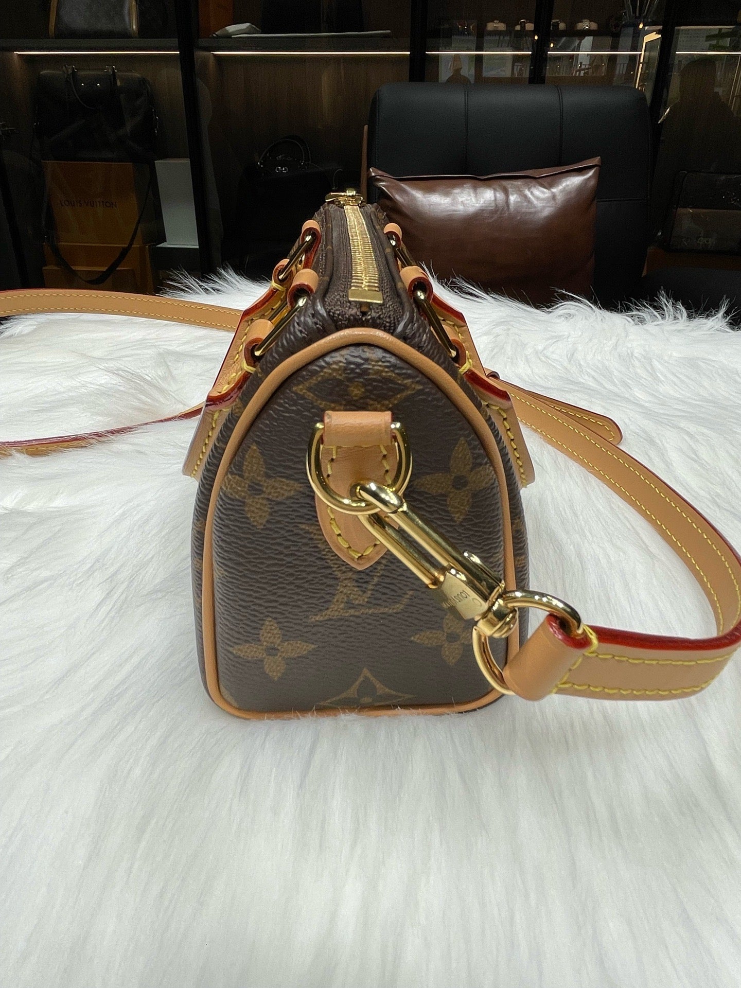 Louis Vuitton Nano Speedy Monogram Canvas