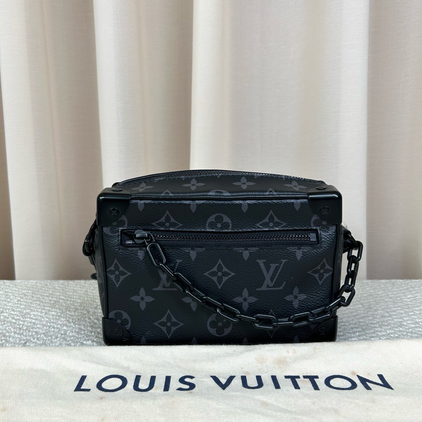 Louis Vuitton Soft Trunk Mini Black Eclipse Monogram