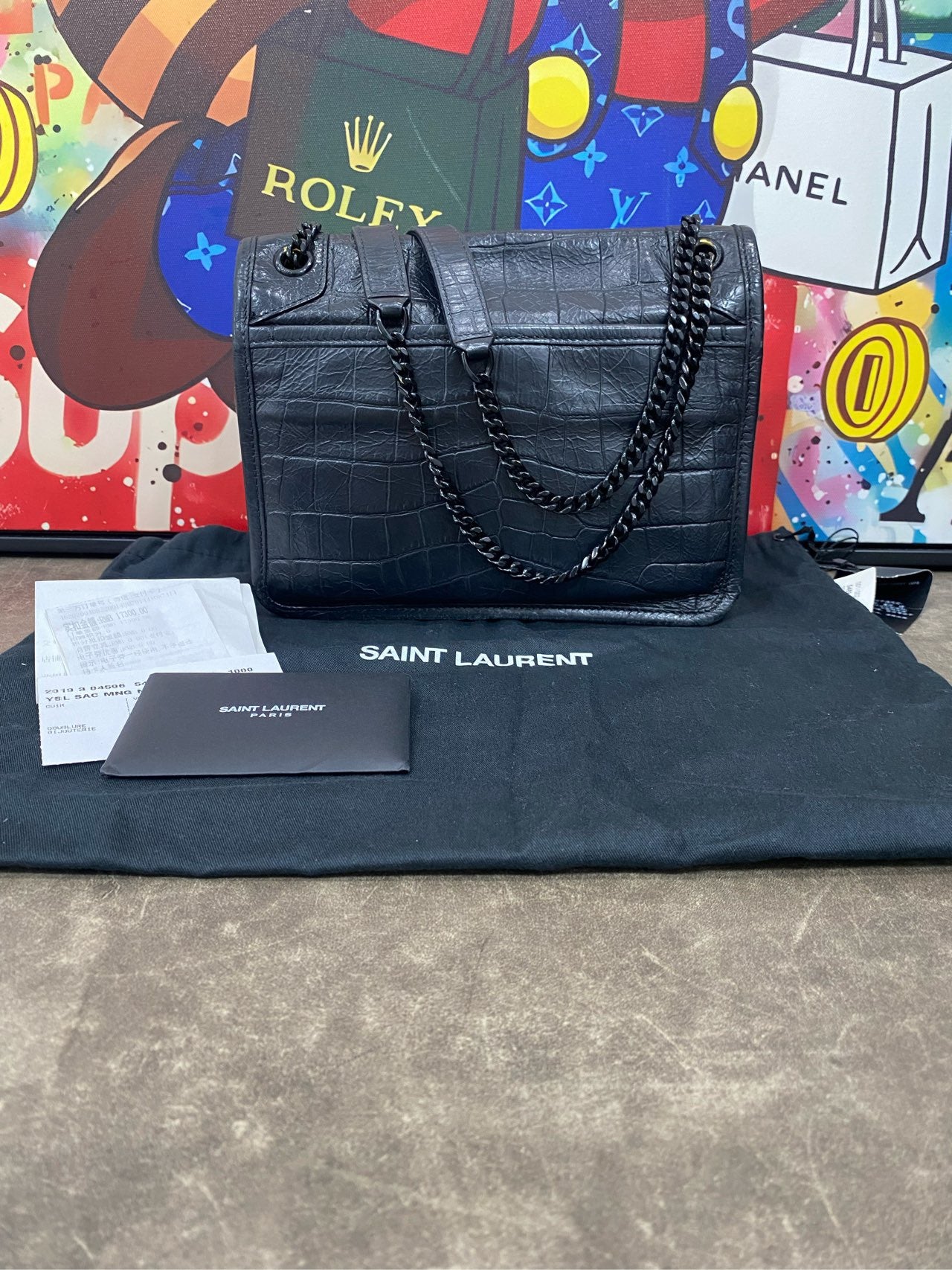 Saint Laurent Niki Small Black