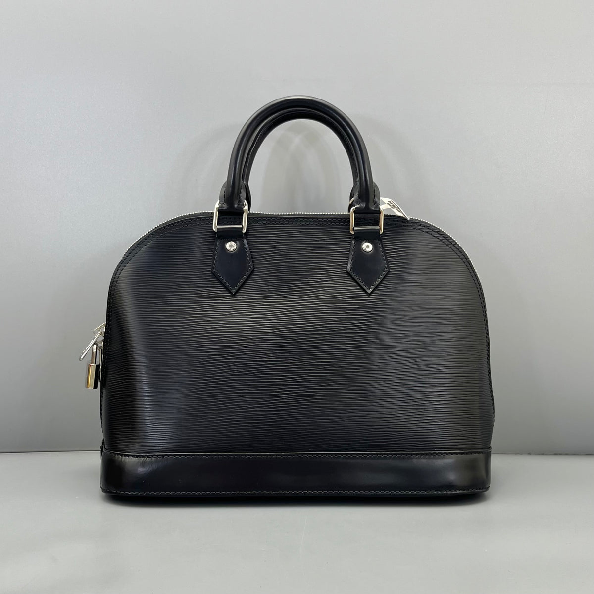 Louis Vuitton Black Epi Leather Alma