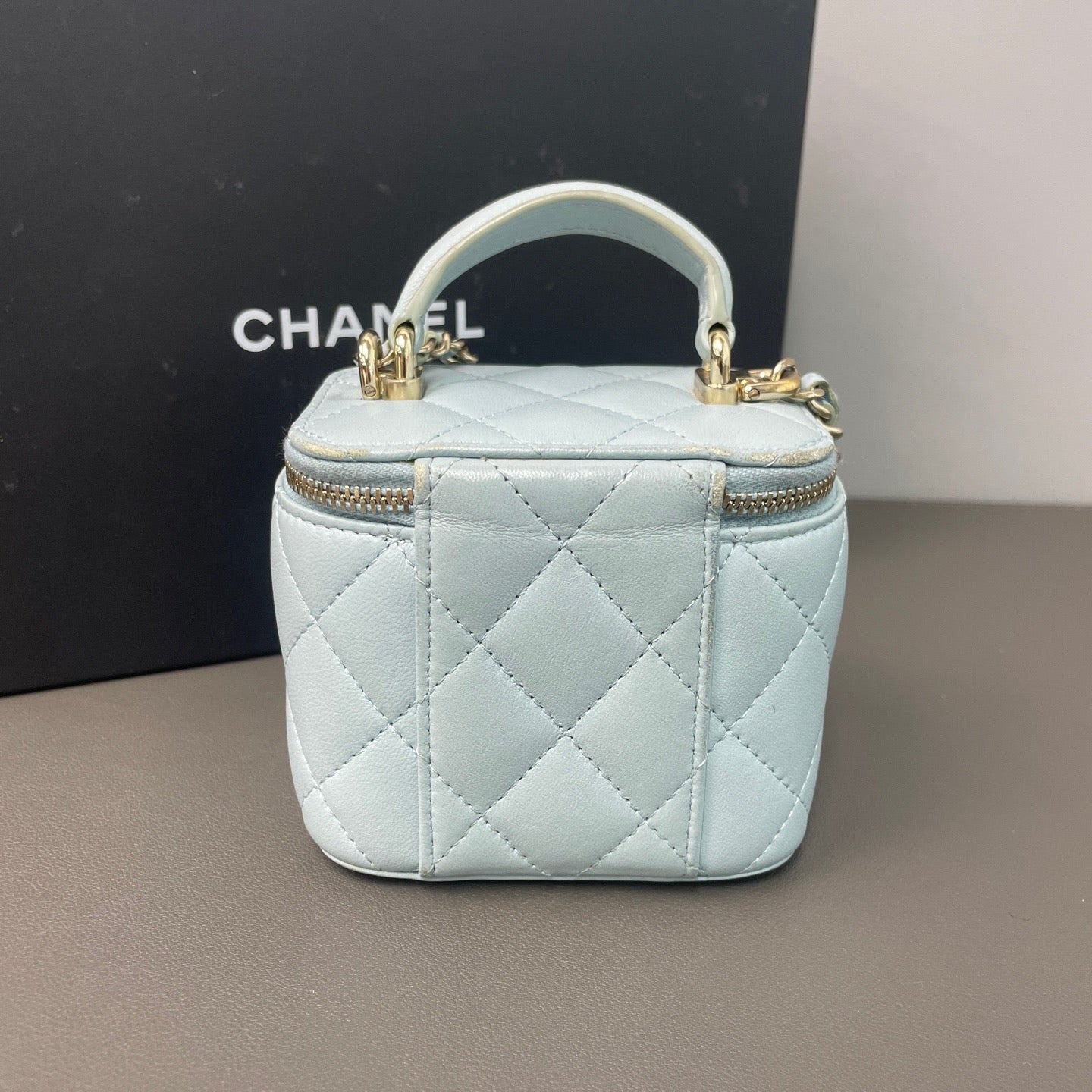 Chanel Vanity Light Blue Mini