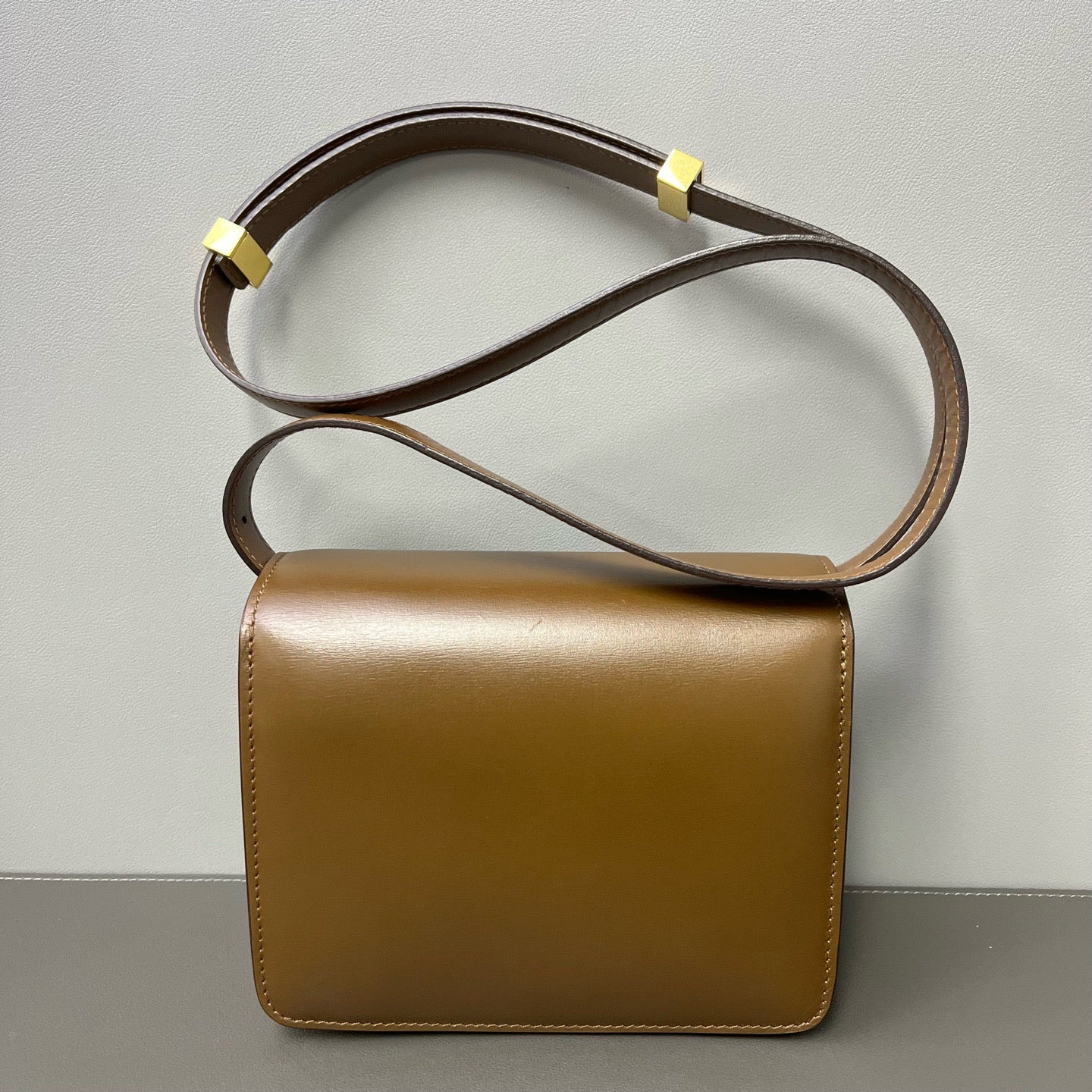 Celine Brown Calfskin Classic Box