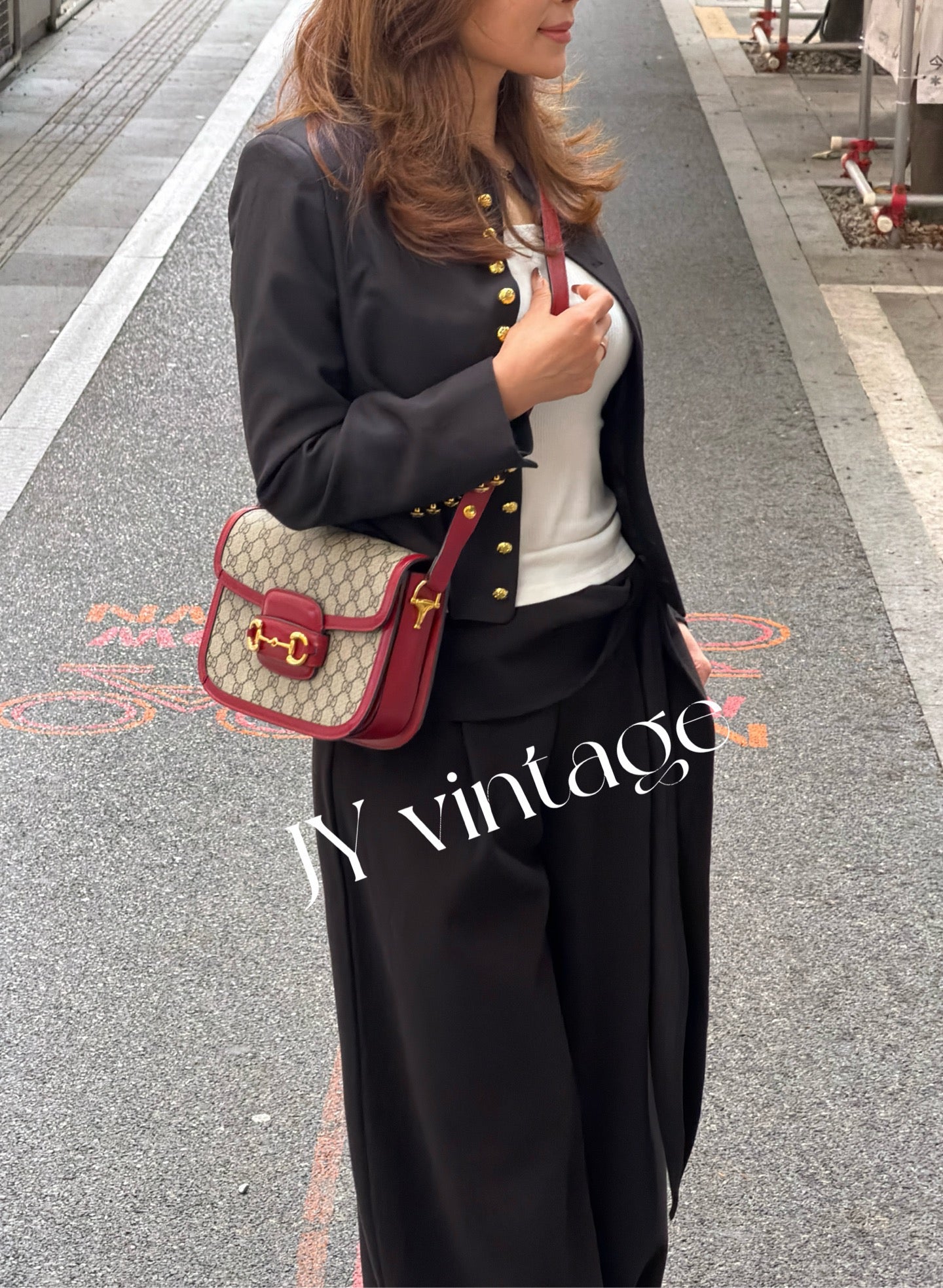 Gucci 1955 Horsebit Medium GG Supreme Shoulder Bag