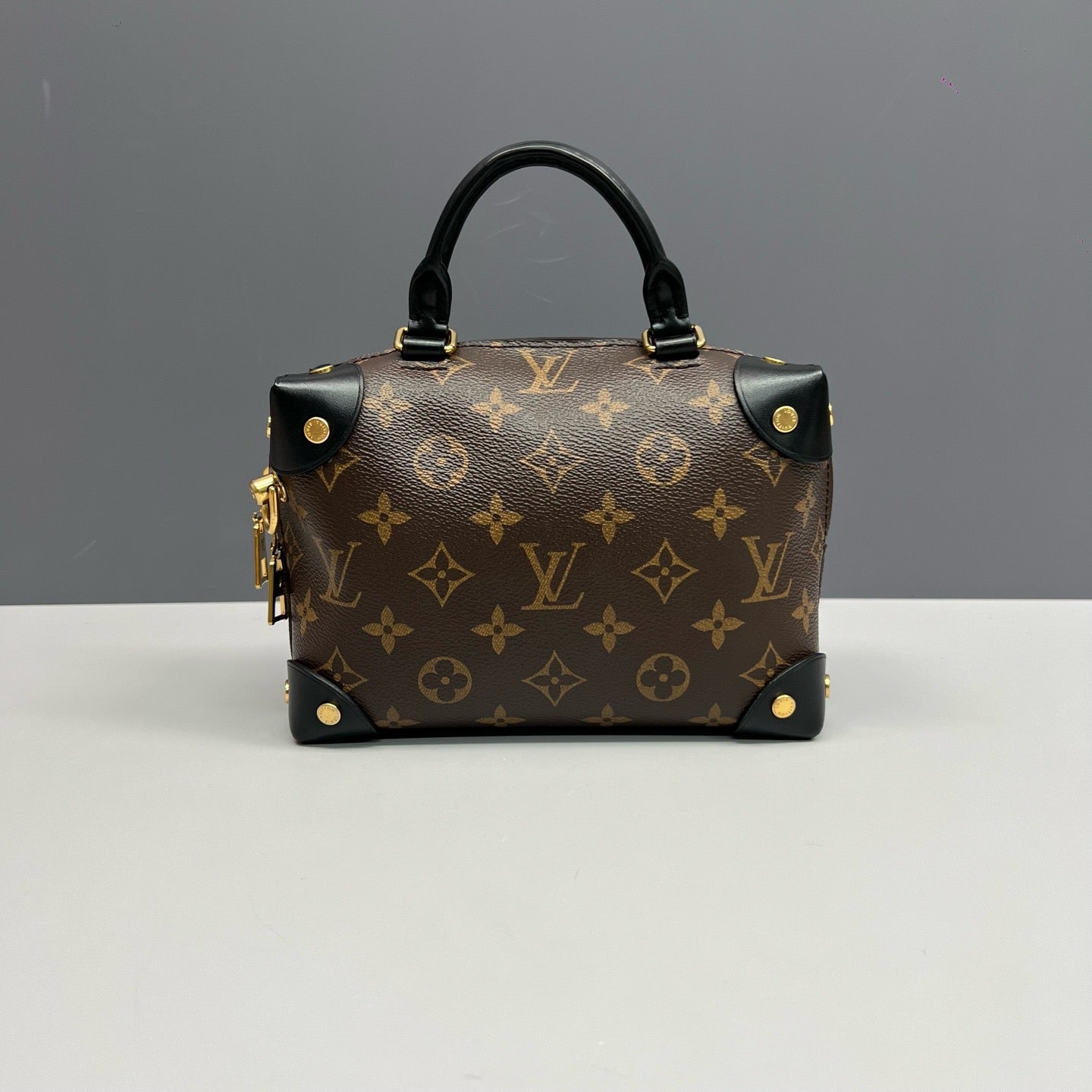 Louis Vuitton Petite Malle Souple Monogram Canvas Handbag