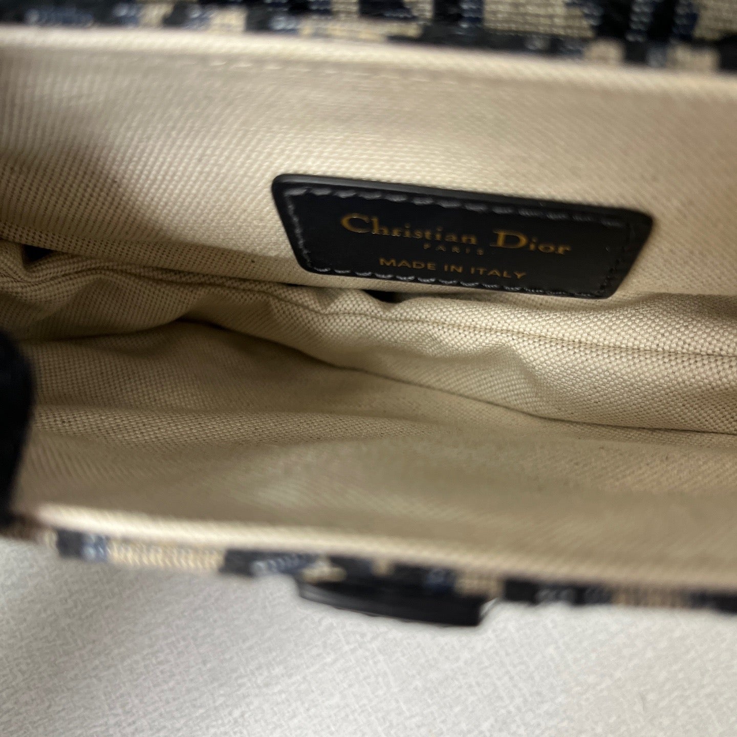 Dior Medium Saddle Bag Blue