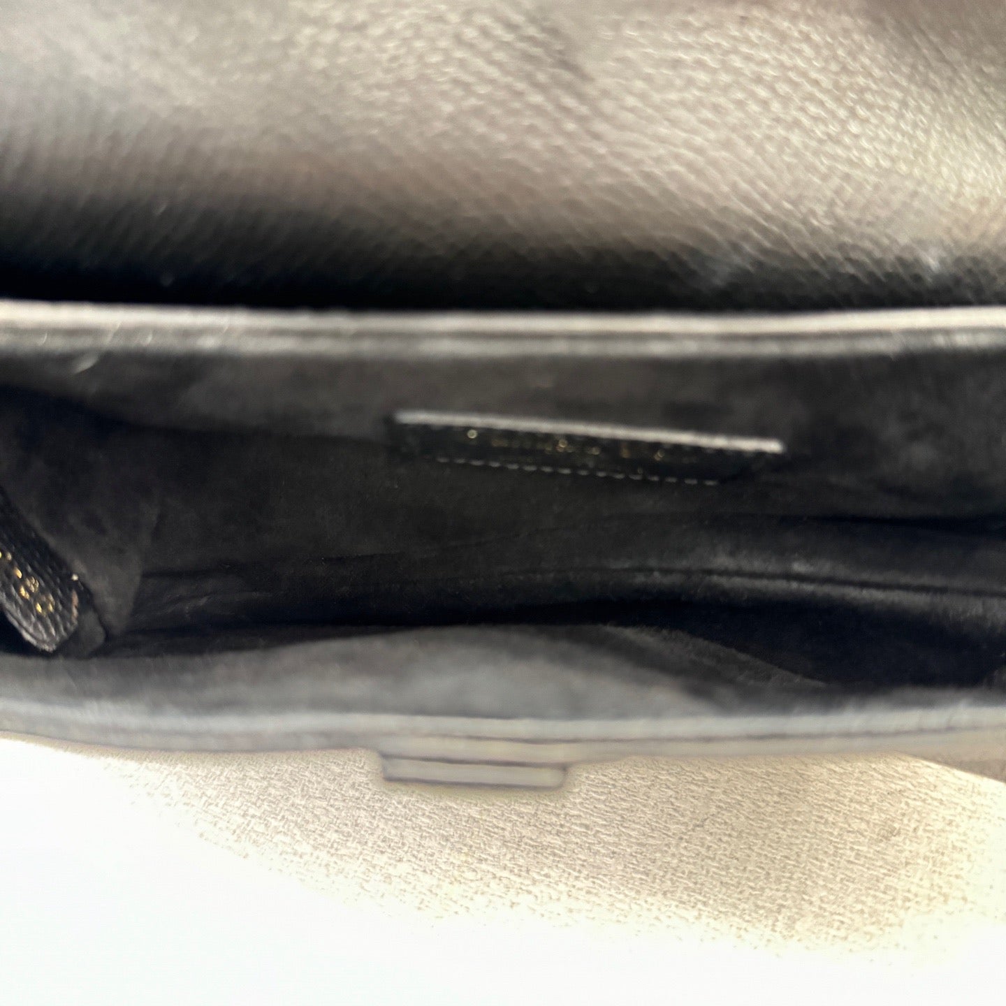 Dior Mini Saddle Bag Black