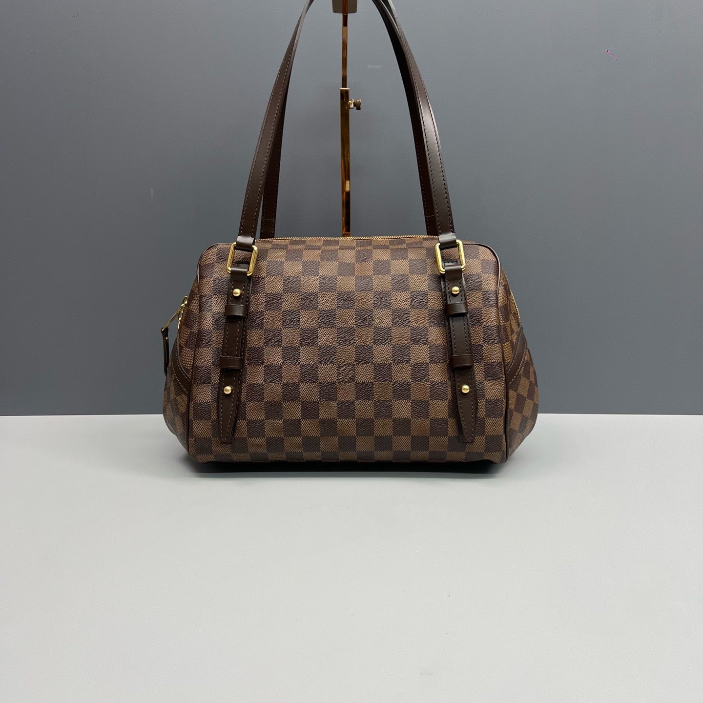 Louis Vuitton Brown Damier Ebene Rivington Handbag