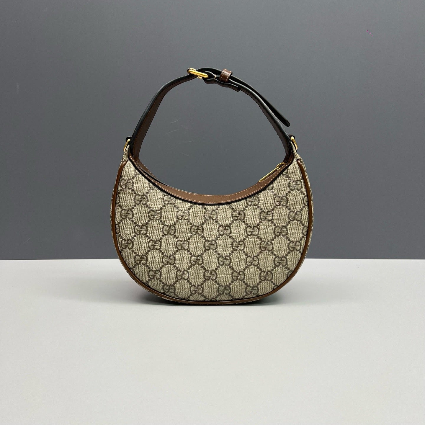 Gucci Ophidia Small Hobo GG Supreme Canvas Brown