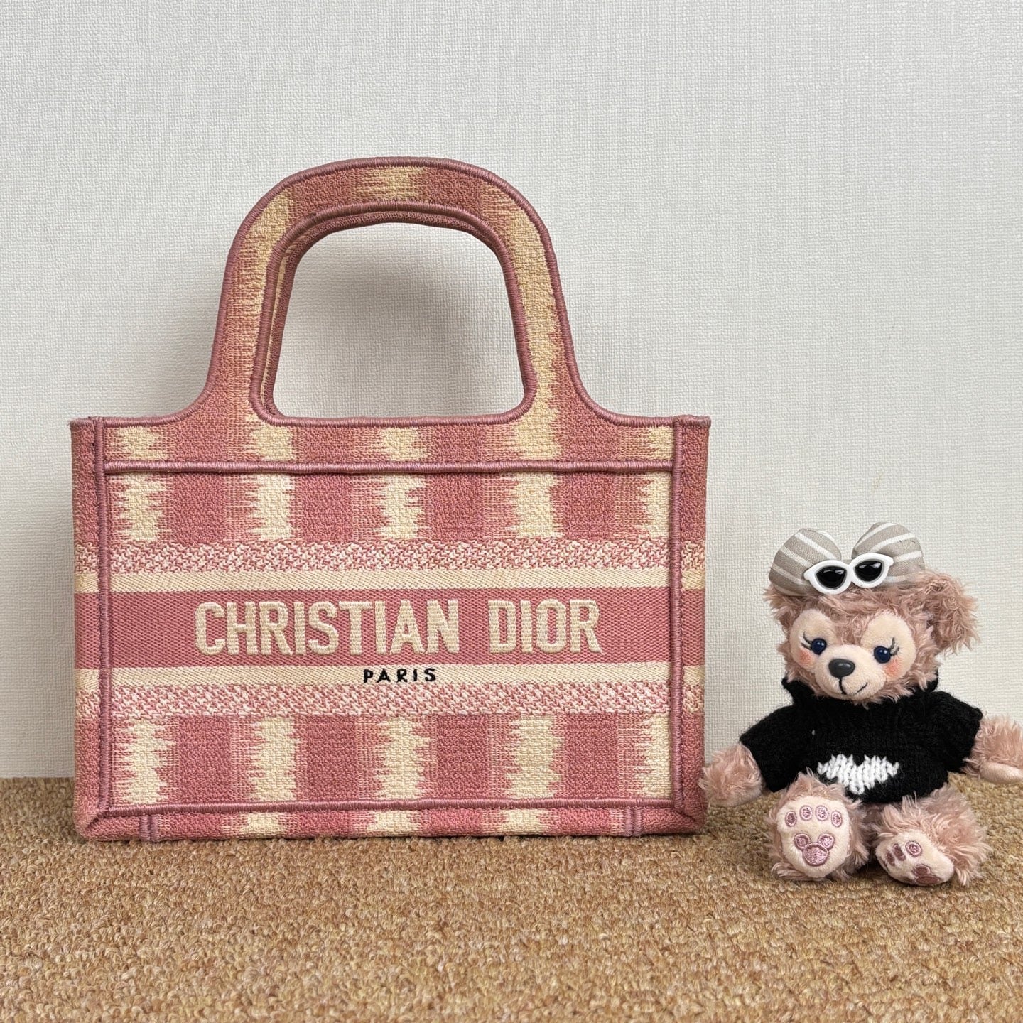 Dior Mini Book Tote Pink