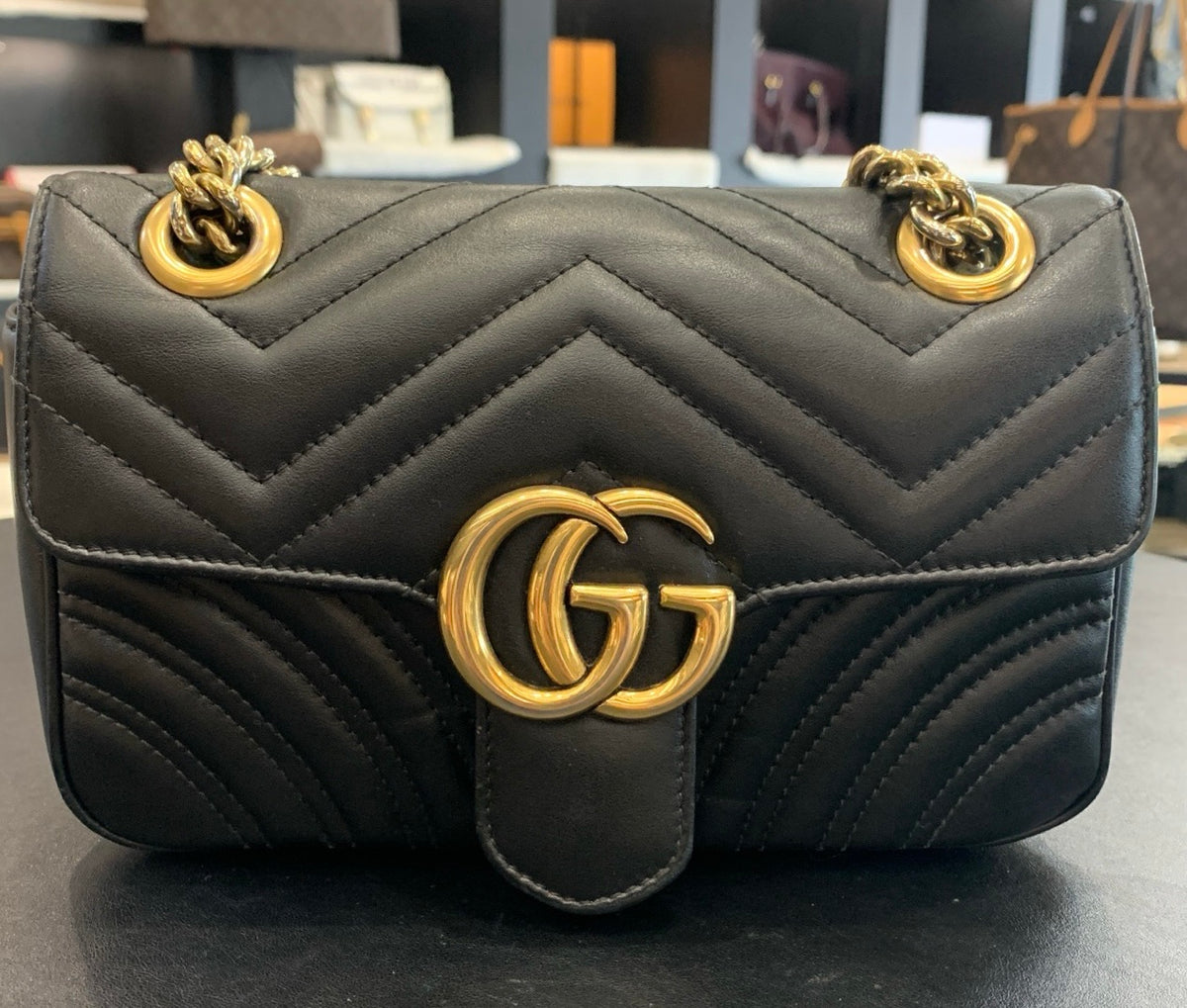 Gucci GG Marmont Small Black 22cm