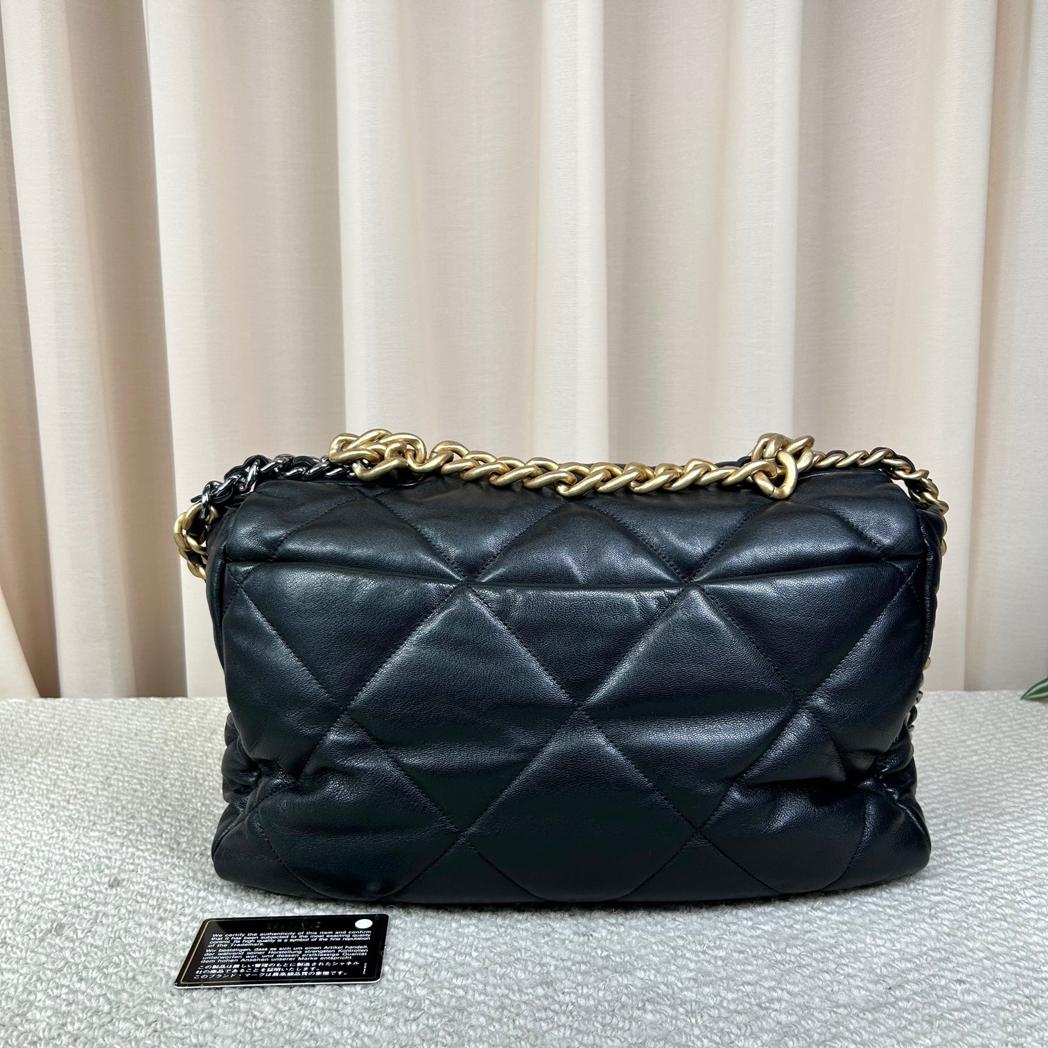 Chanel 19 Bag Large Black Lambskin