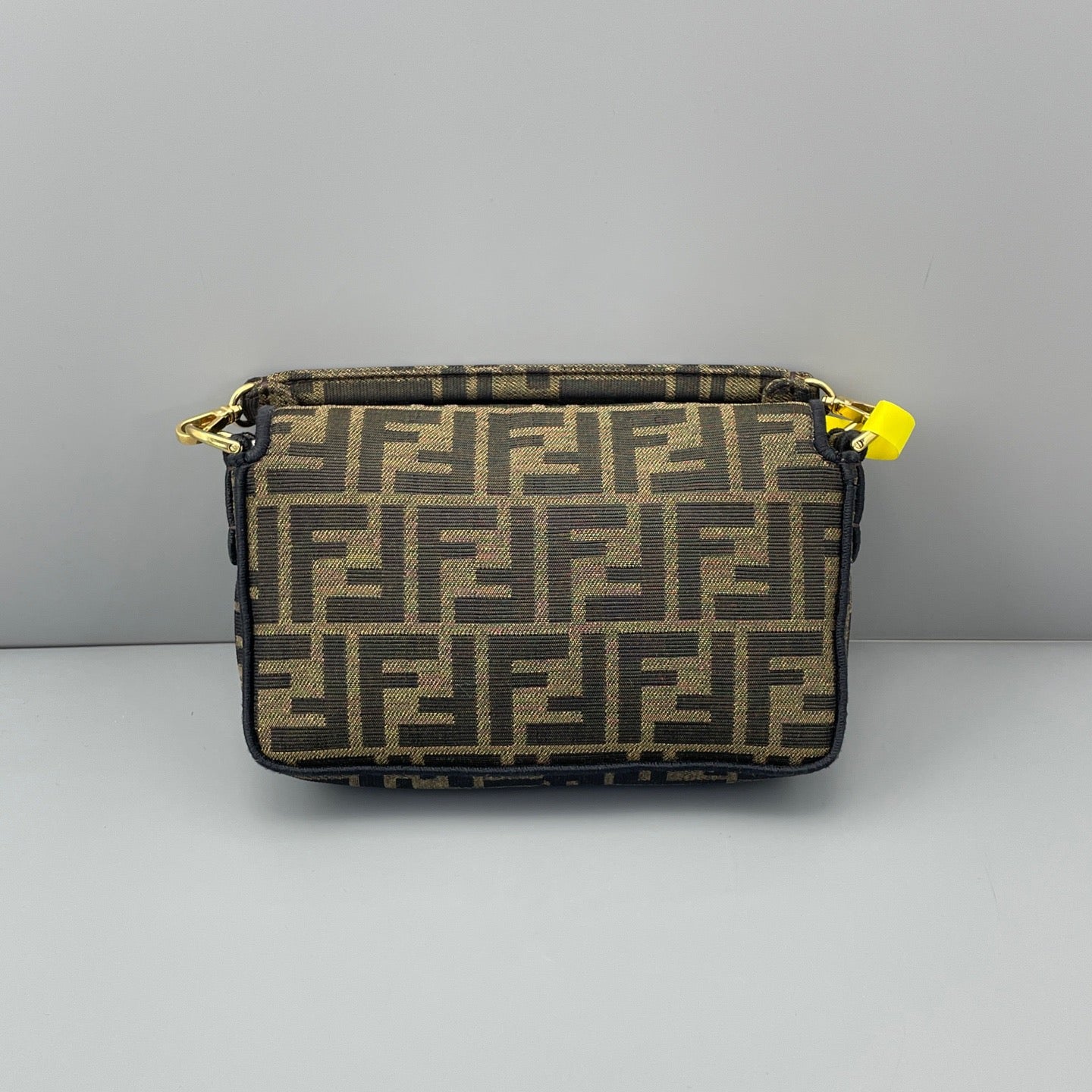 Fendi FF Zucca Canvas Mini Baguette