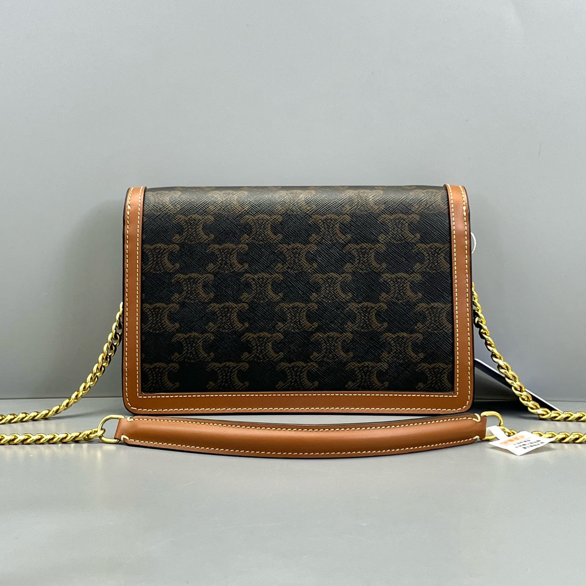 Celine Triomphe Canvas Chain