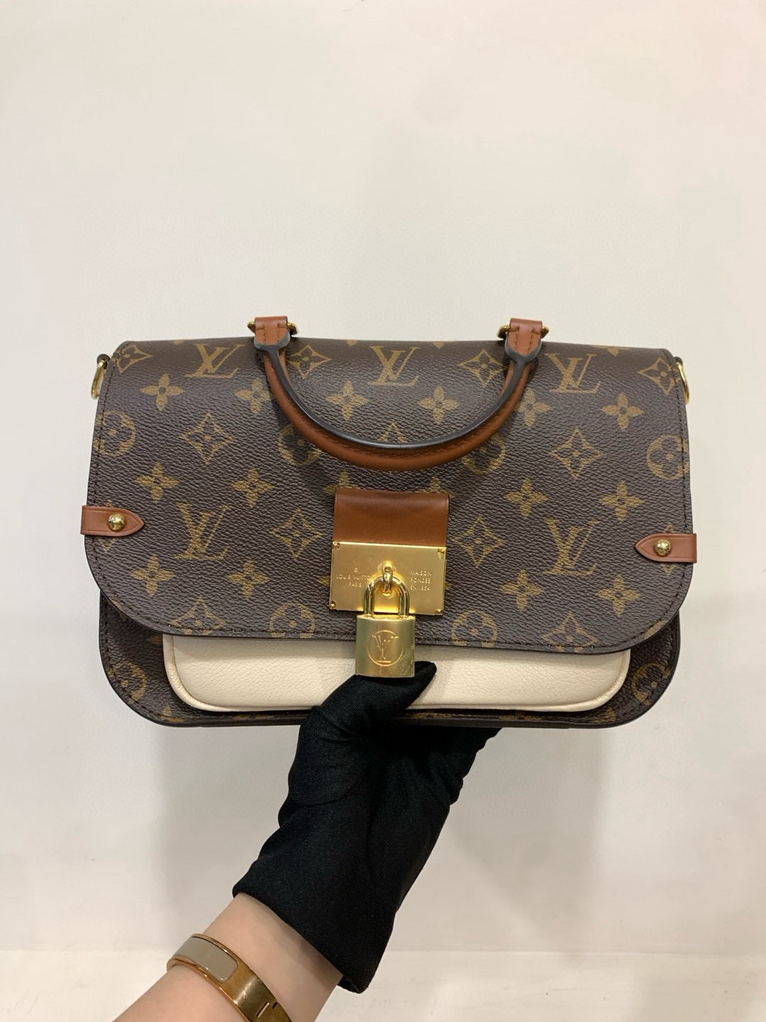 Louis Vuitton Vaugirard Monogram Crossbody Bag with Lock