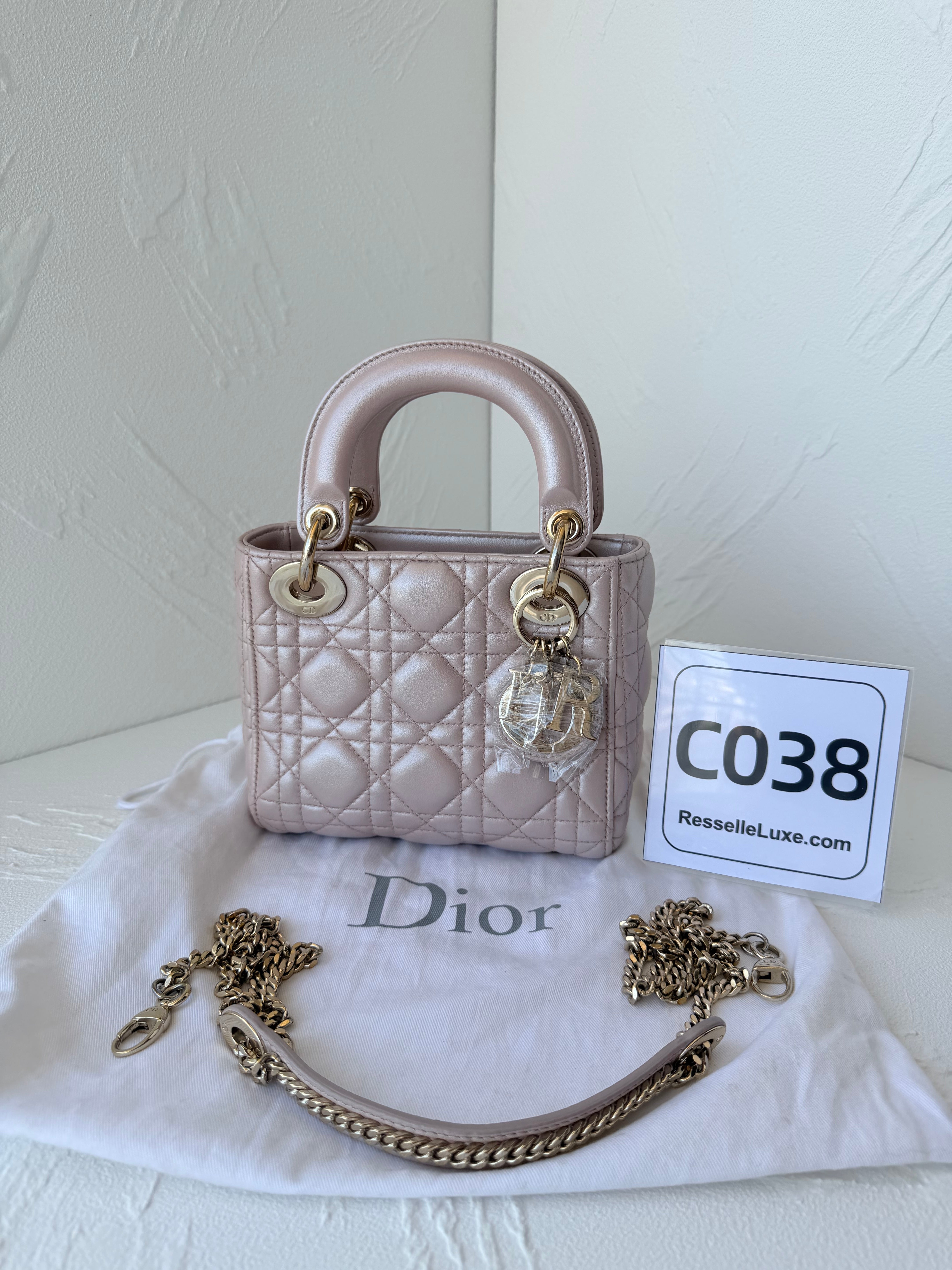 Dior Mini Lady Dior Light Pink
