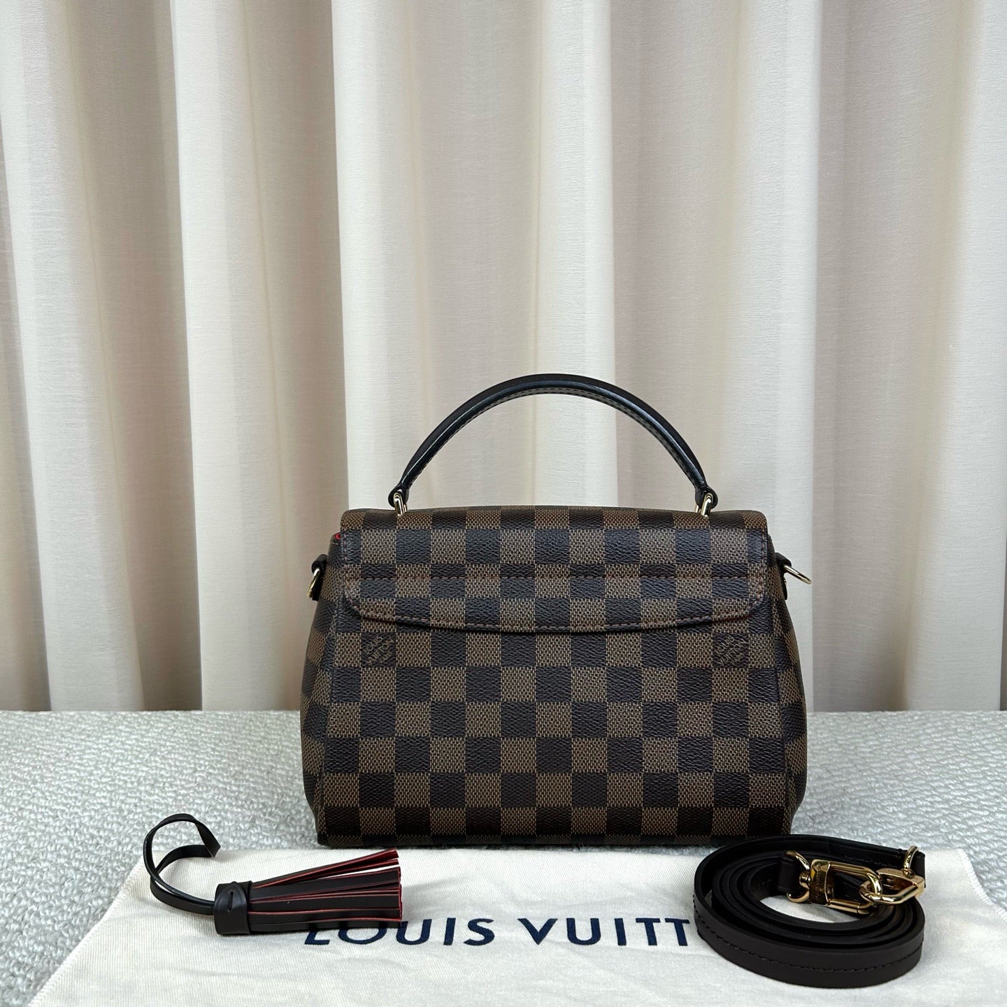 Louis Vuitton Croisette Damier Ebene Crossbody Bag