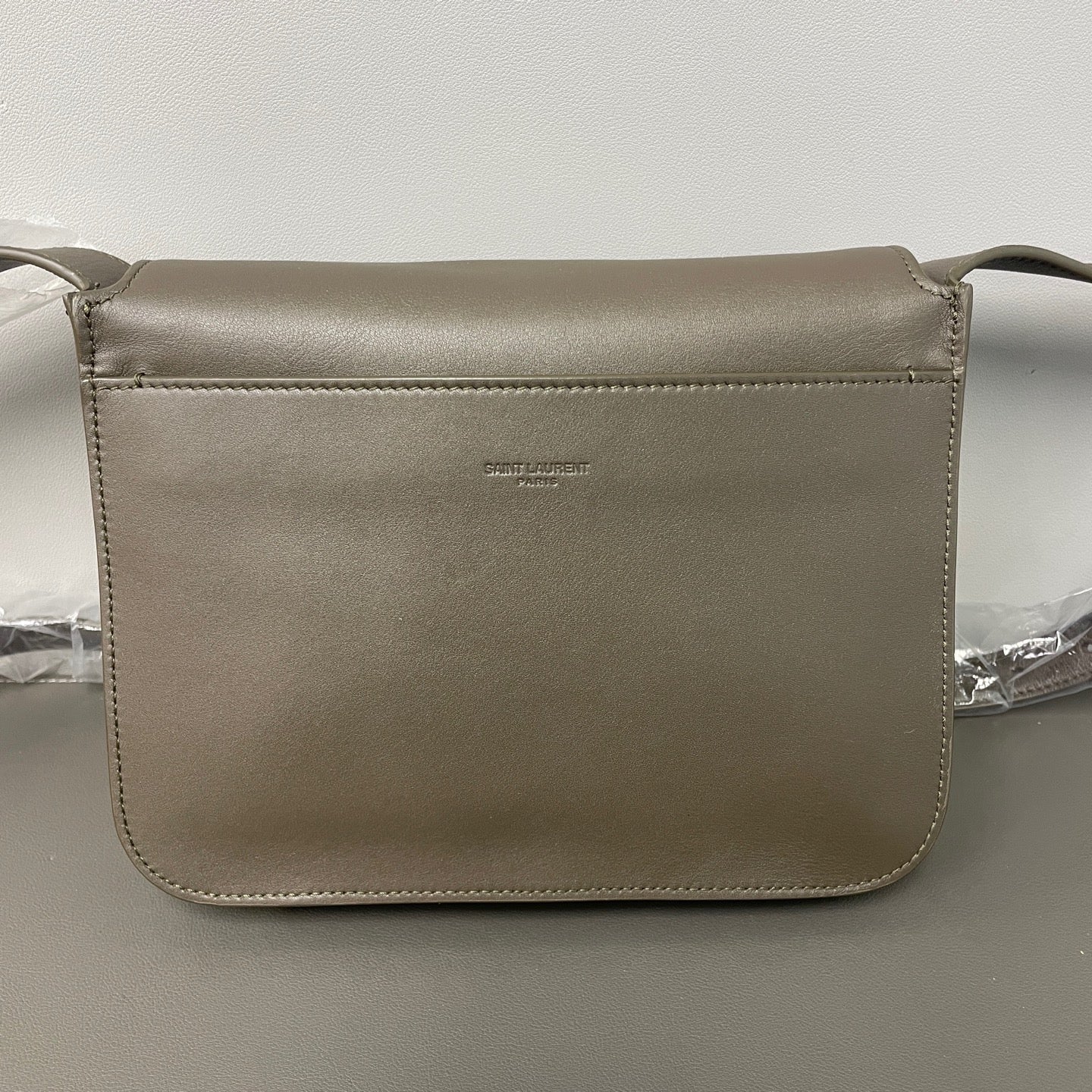 Saint Laurent Solferino Small Greyish-Brown