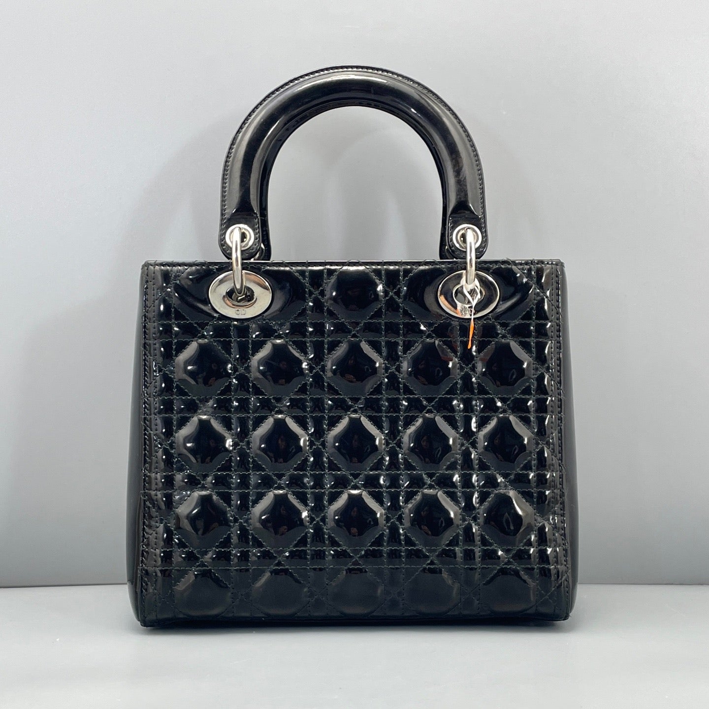 Dior Lady Dior Black Patent Cannage